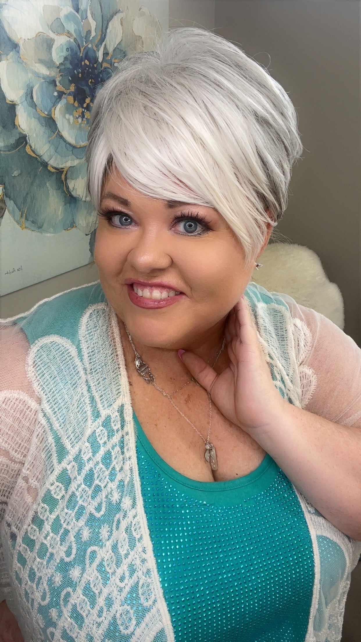 Alice Gradient Grey HS Premium Luxury Wig FL1