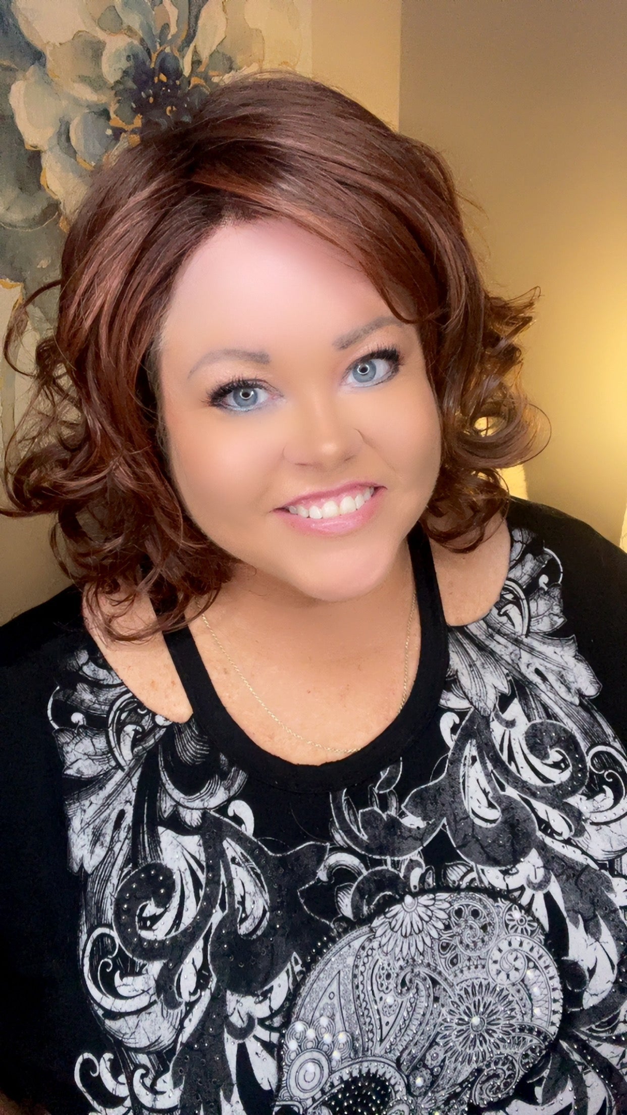 Natalie Red Auburn HS Premium Luxury Wig DCT FL1
