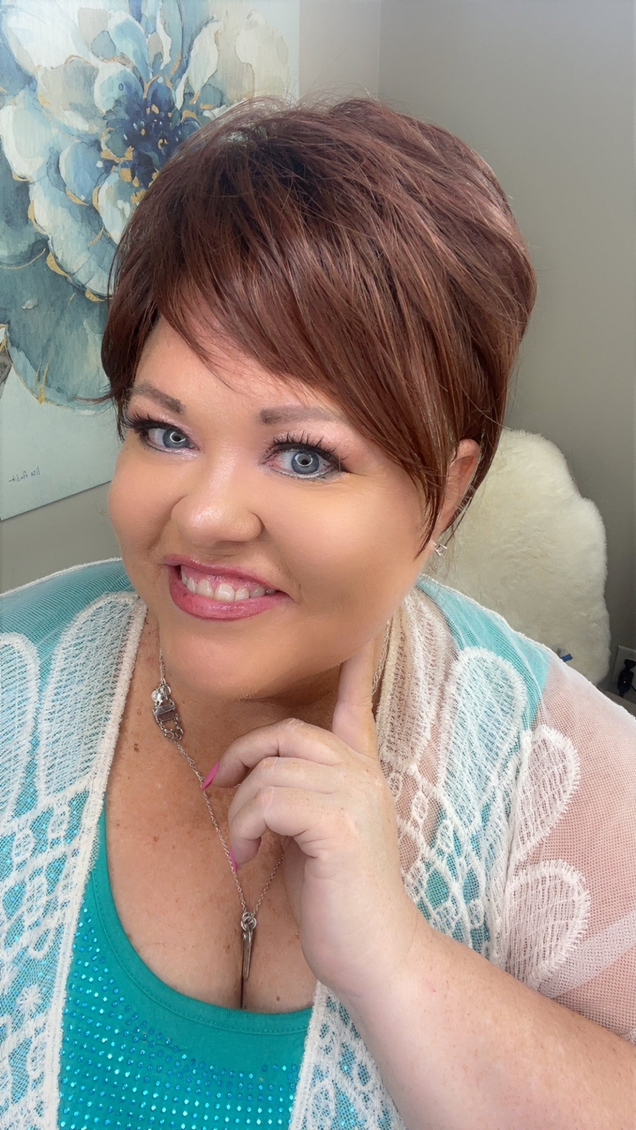 Eden Red Auburn HS Premium Luxury Wig FL1