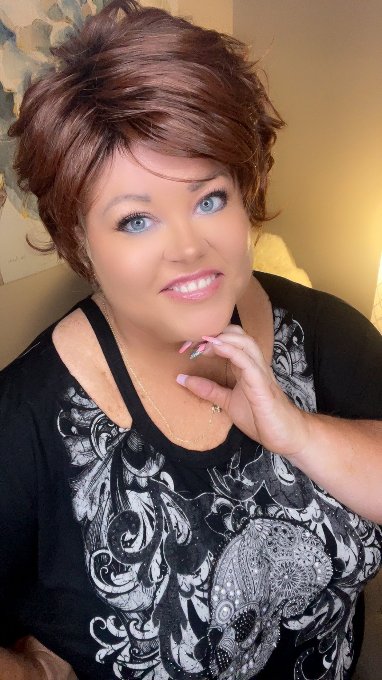 Greta Red Auburn HS Premium Luxury Wig DCT FL1