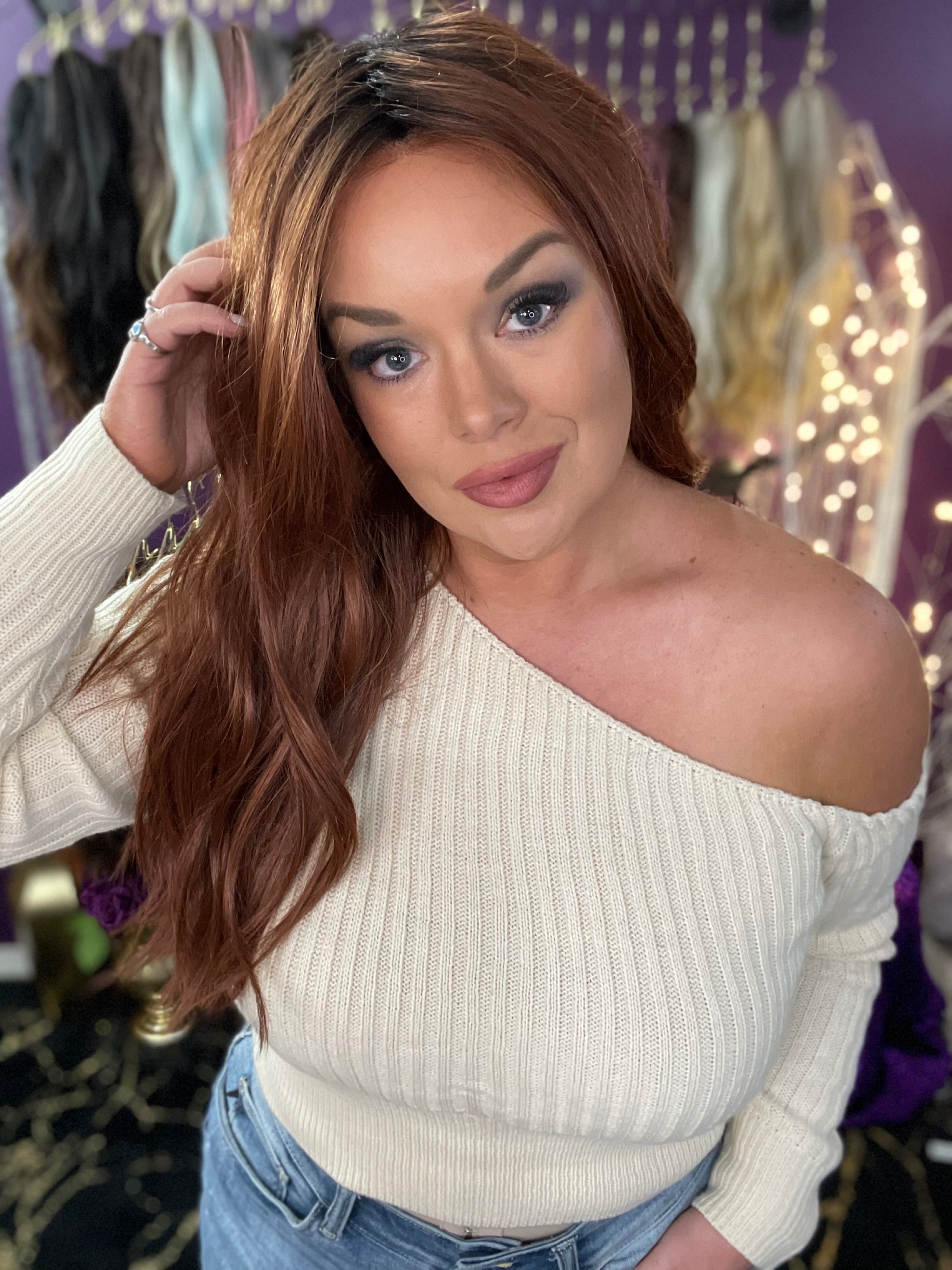Ashley Cinnamon Spice HS Luxury Wig CA1 W6279