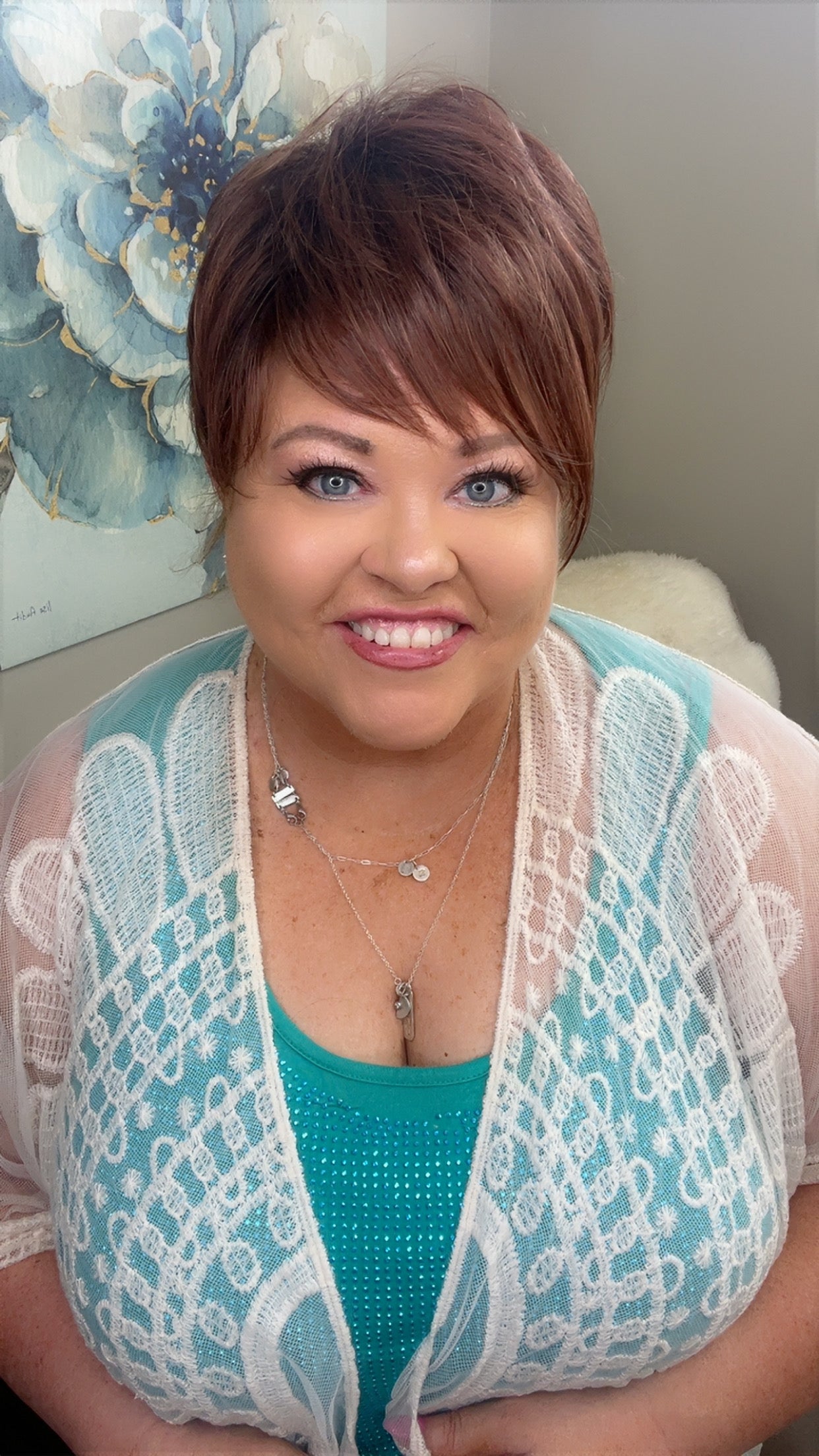 Eden Red Auburn HS Premium Luxury Wig FL1