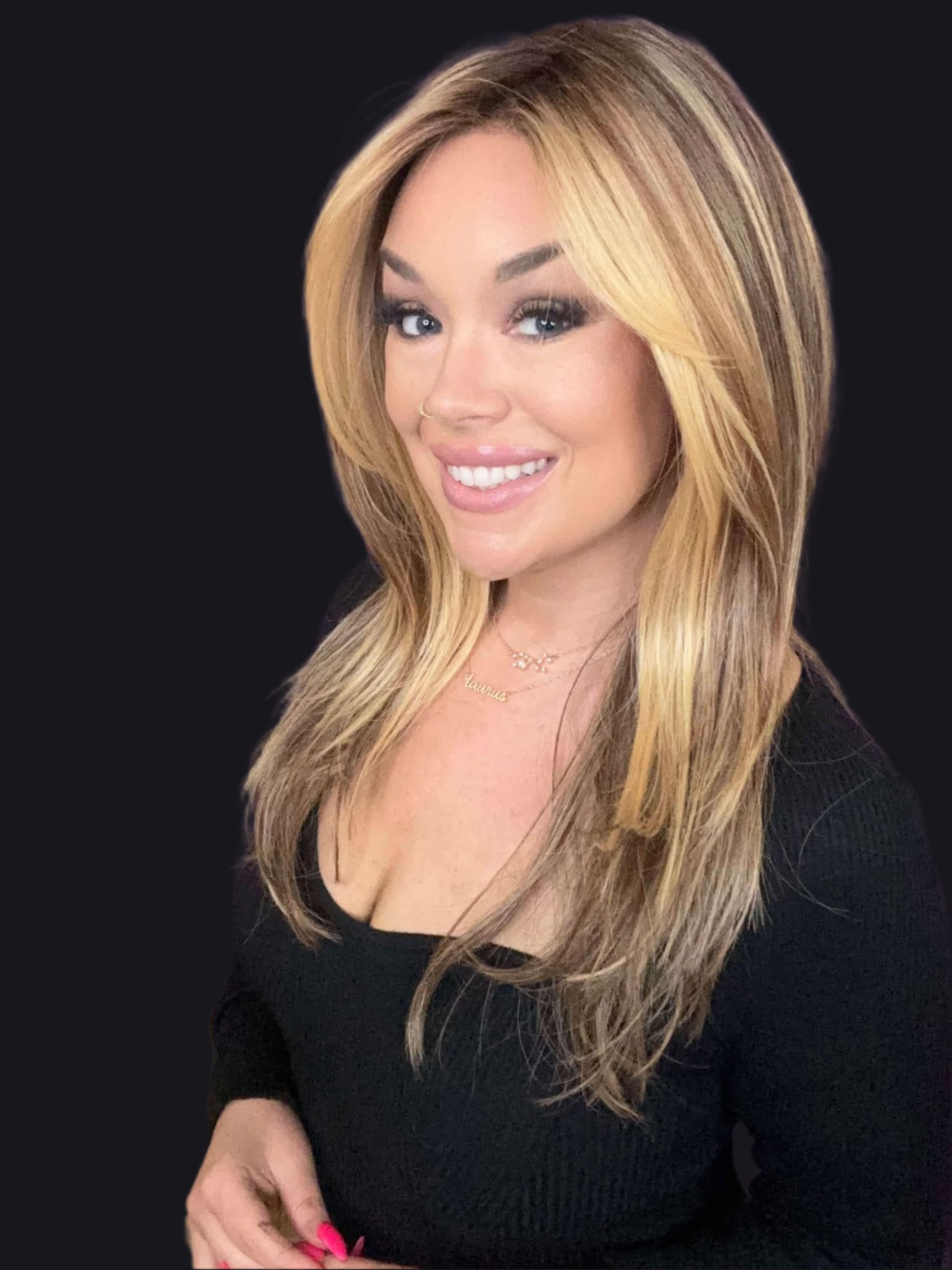 Ashlyn – Luxury Wig by Chic Lifestyle Shown in Endless Vanilla Spice.