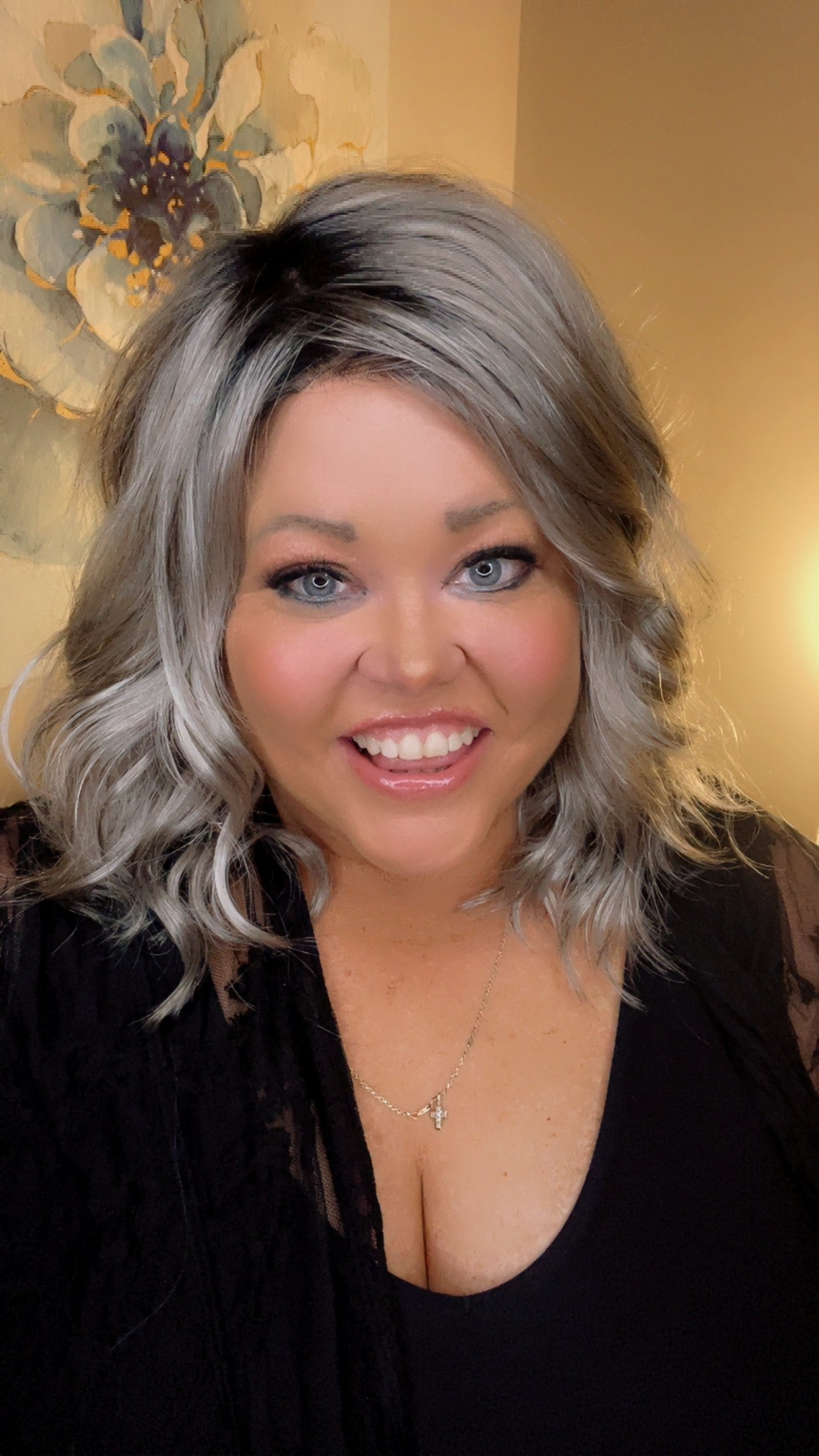 Tyra Smoked Silver Creme NHS Signature Luxury Wig PA1