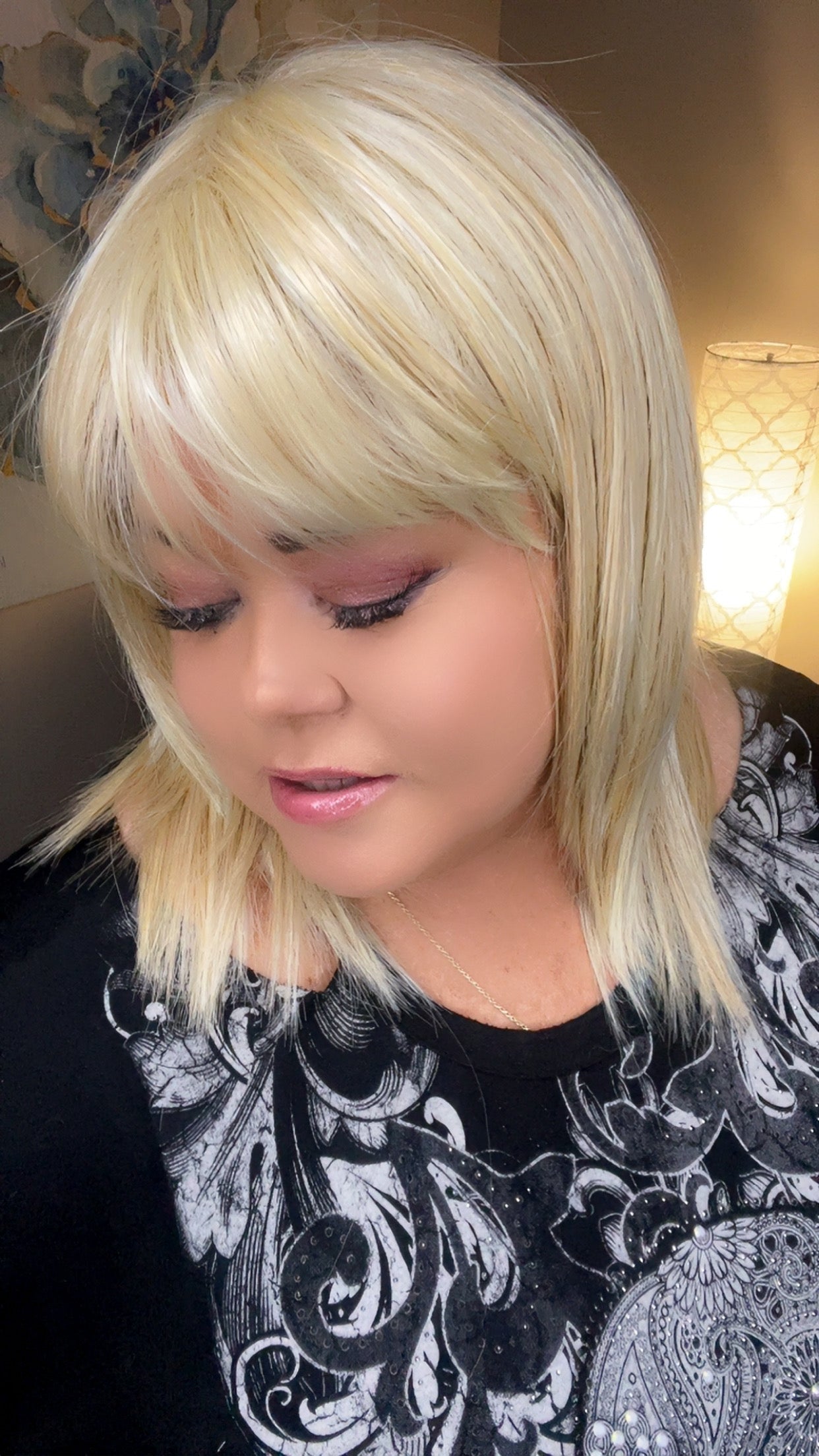 Braelynn – Luxury Wig by Chic Lifestyle Shown in Golden Sunlight.