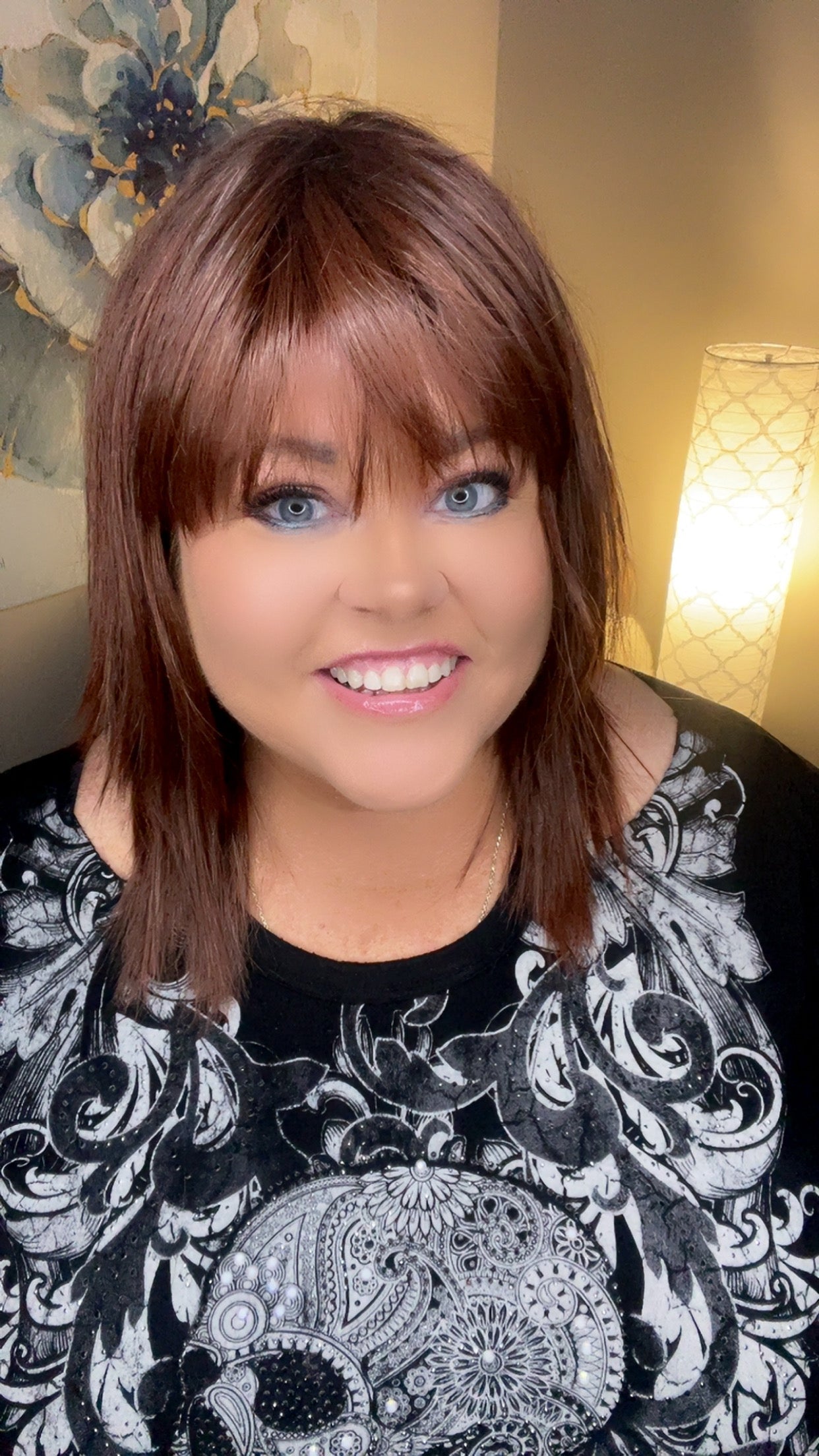 Braelynn – Luxury Wig by Chic Lifestyle Shown in Red Auburn.