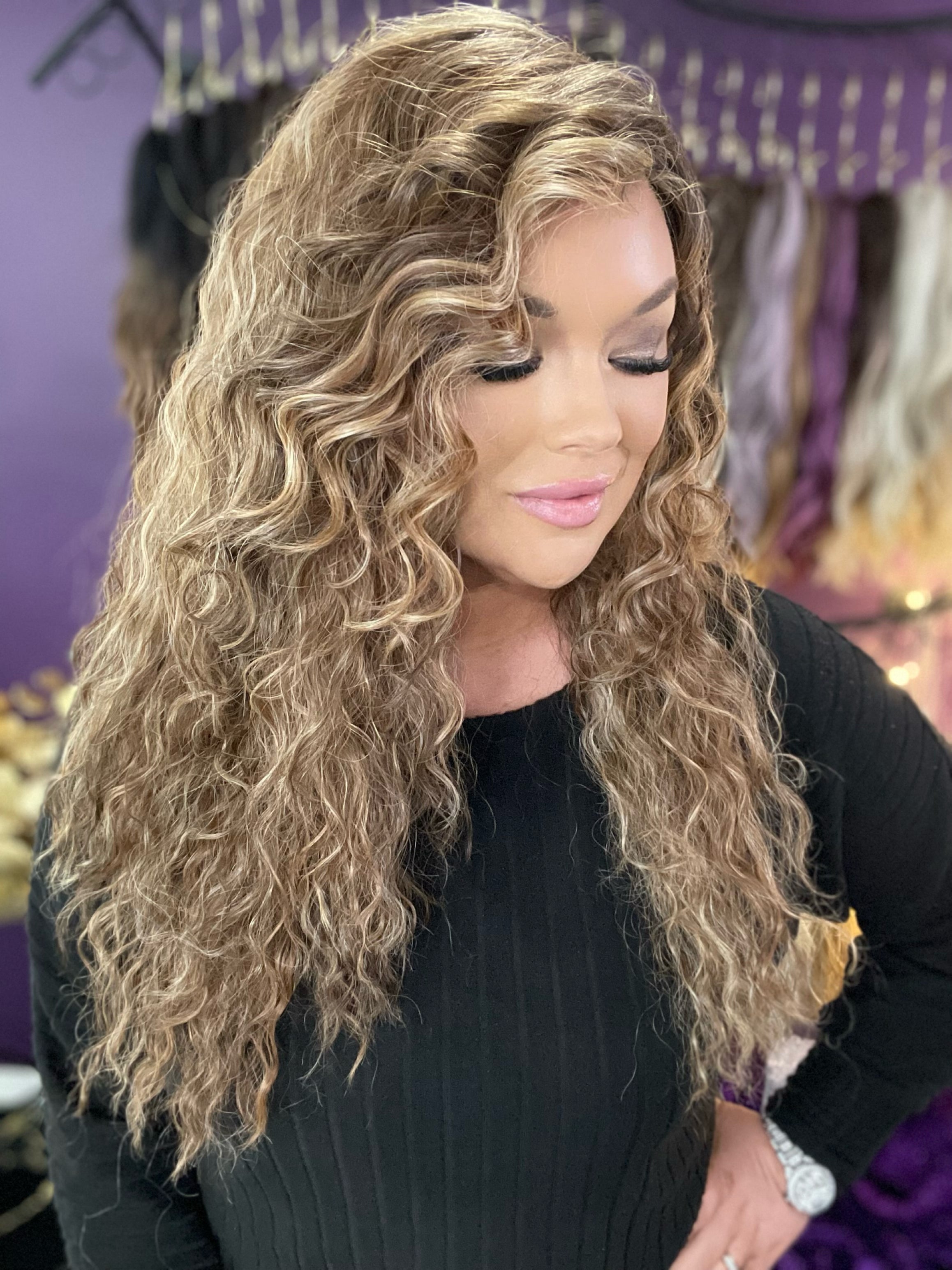 Isabella Mocha Swirl HS Luxury Wig CA1 W6268