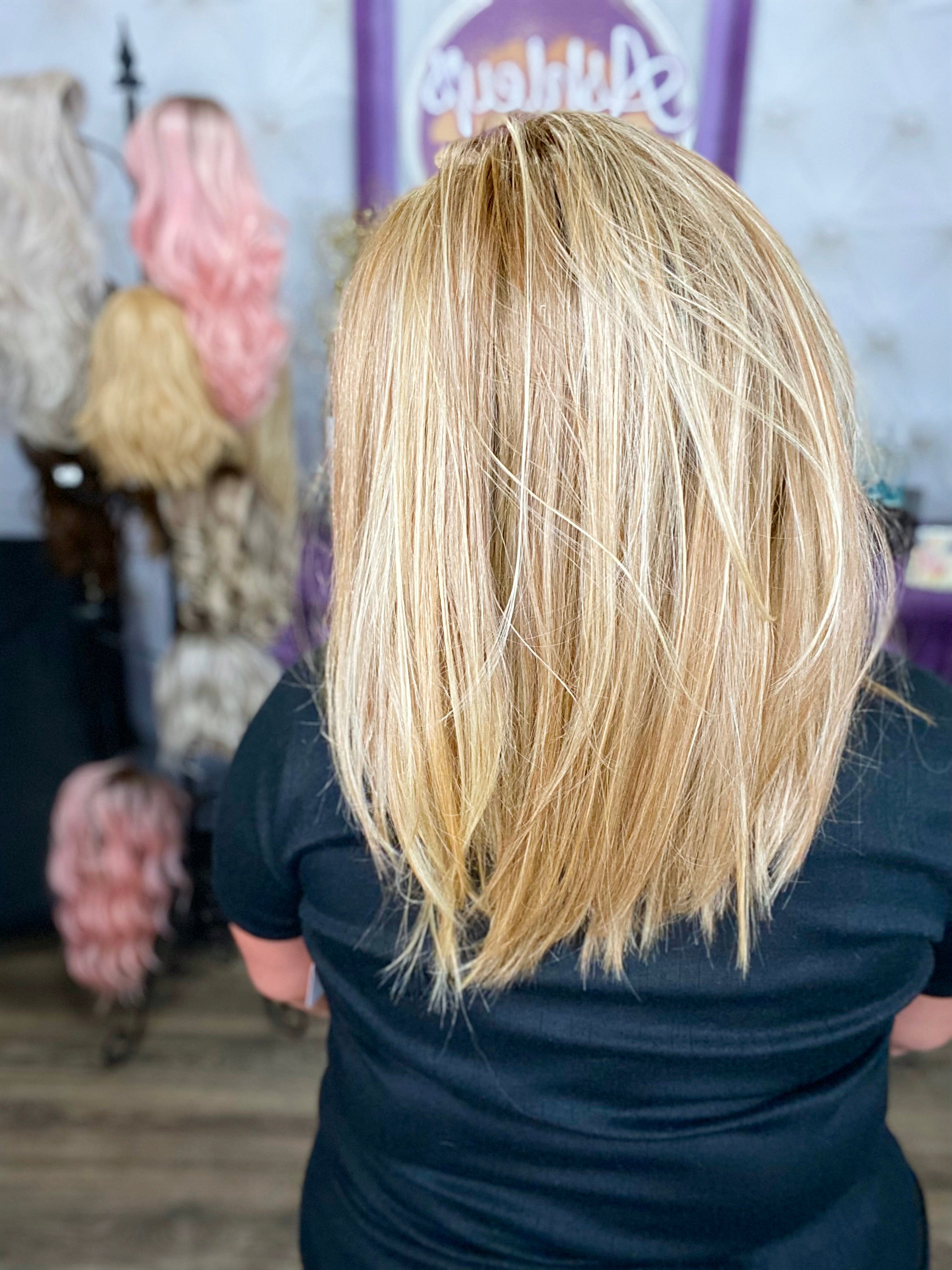 CIRI – Luxury Wig by Chic Lifestyle Shown in Summer Blonde.