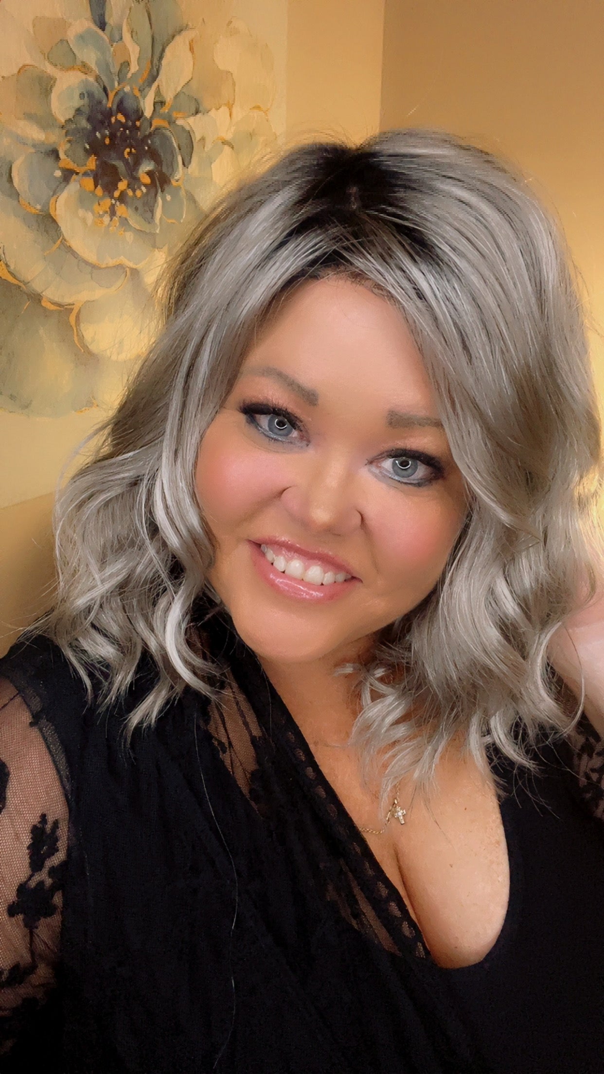 Tyra Smoked Silver Creme NHS Signature Luxury Wig PA1