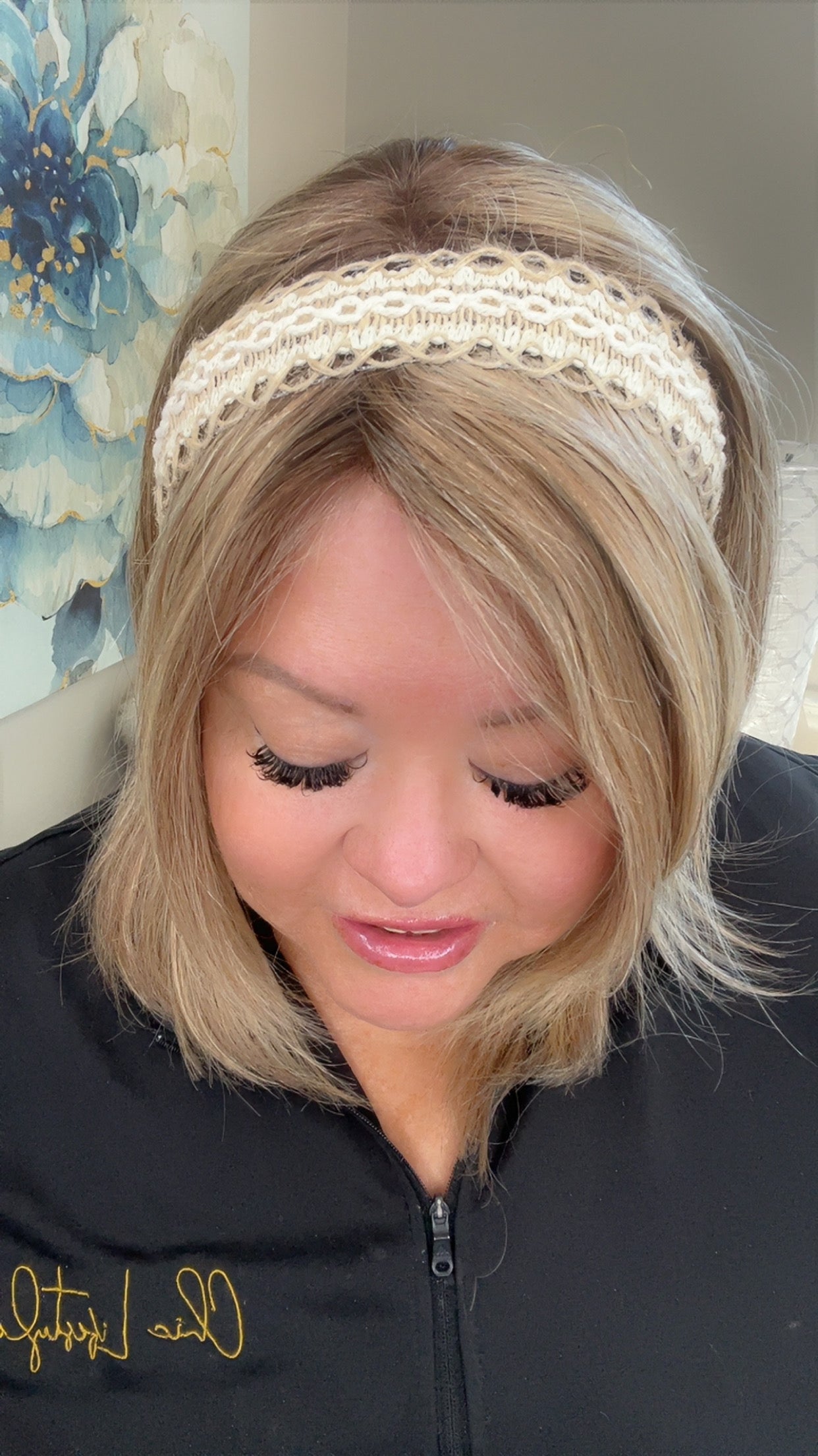Diademas de macramé estilo bohemio neutro de ancho medio, 2 piezas - LW3 A157