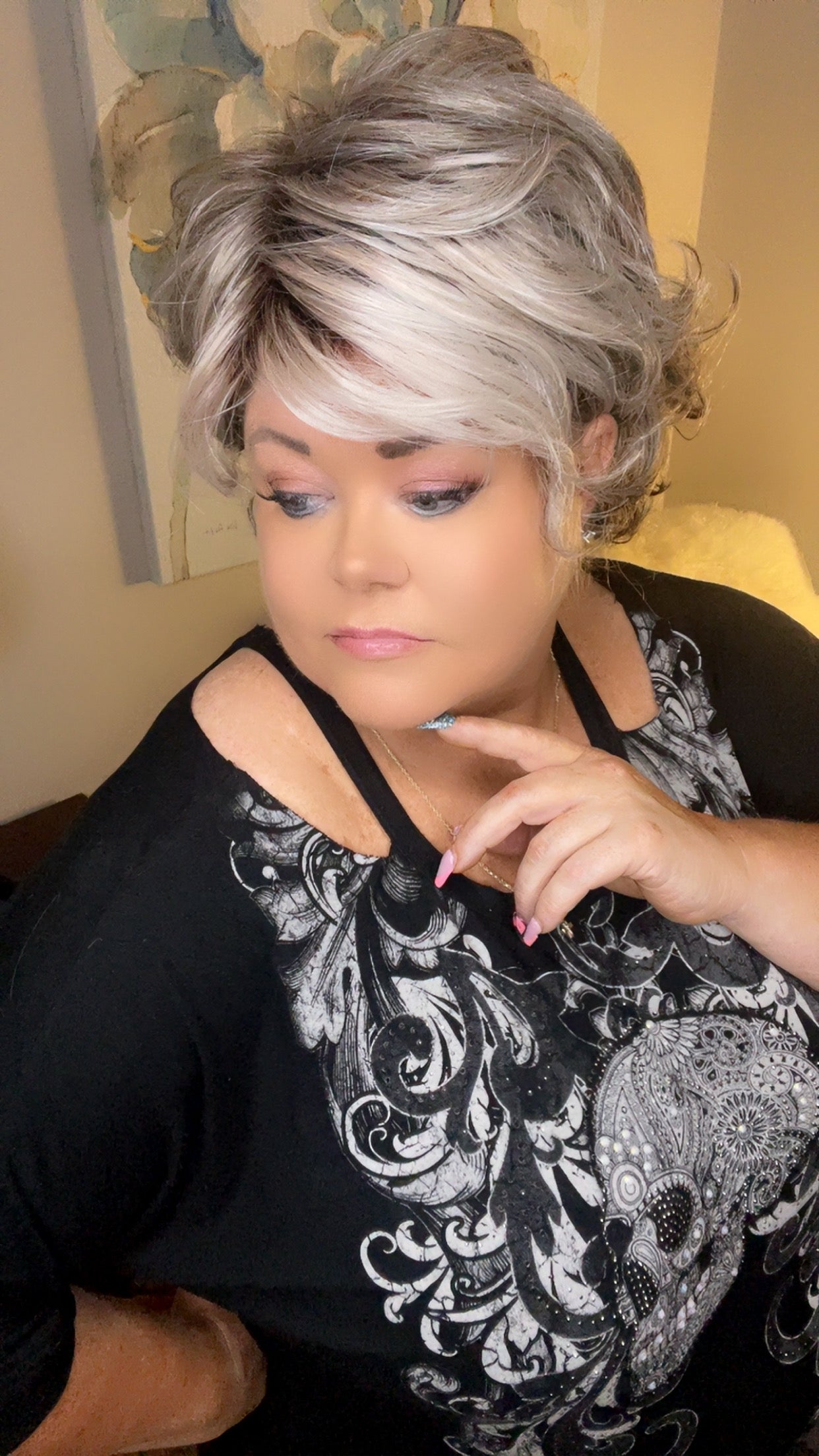 Greta Silver Fox HS Premium Luxury Wig DCT FL1