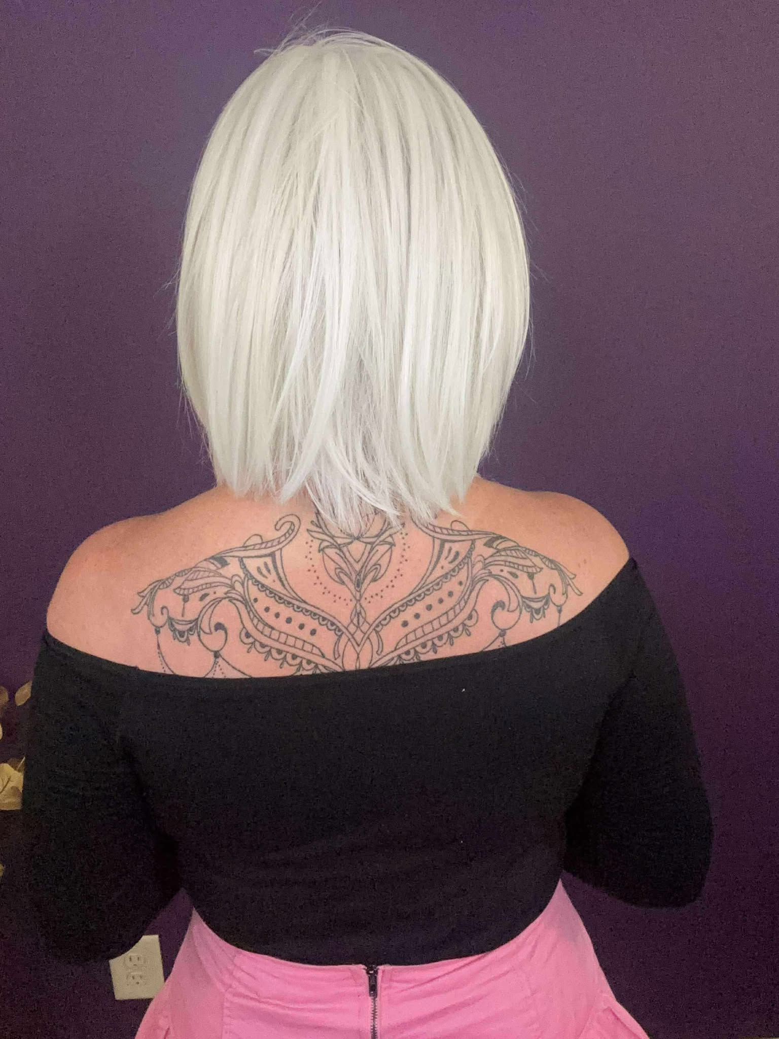 Gabby – Luxury Wig by Chic Lifestyle Shown in Endless Snow White.