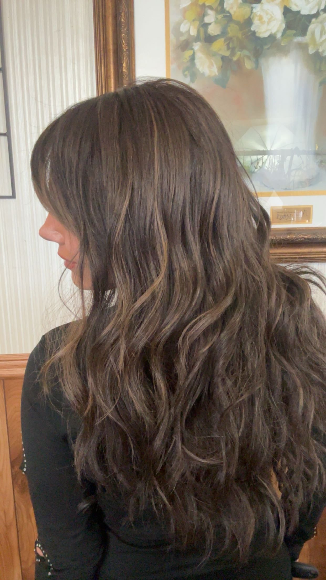 Georgia – Comfort Luxury Wig by Chic Lifestyle Shown in Dark Roast Delight.