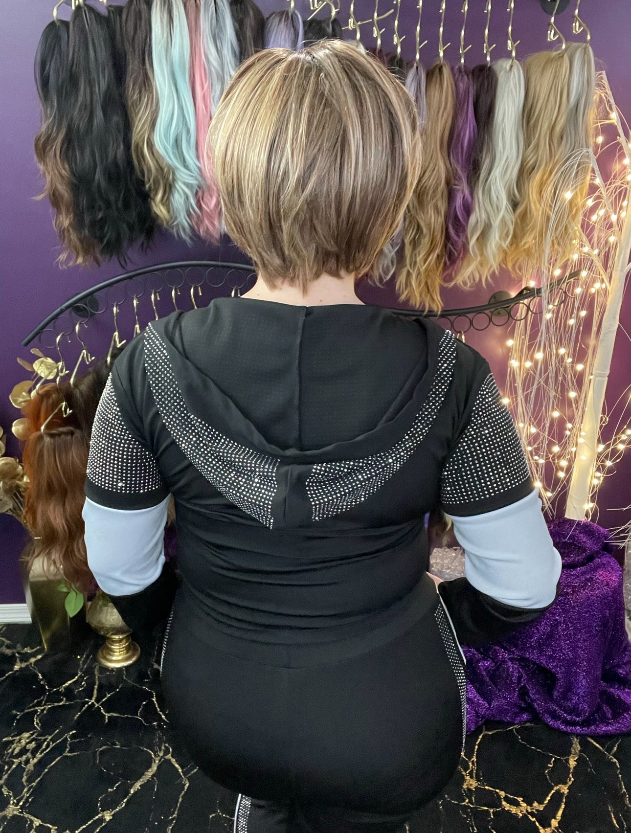 Nevaeh – Luxury Wig by Chic Lifestyle Shown in Vanilla Spice.