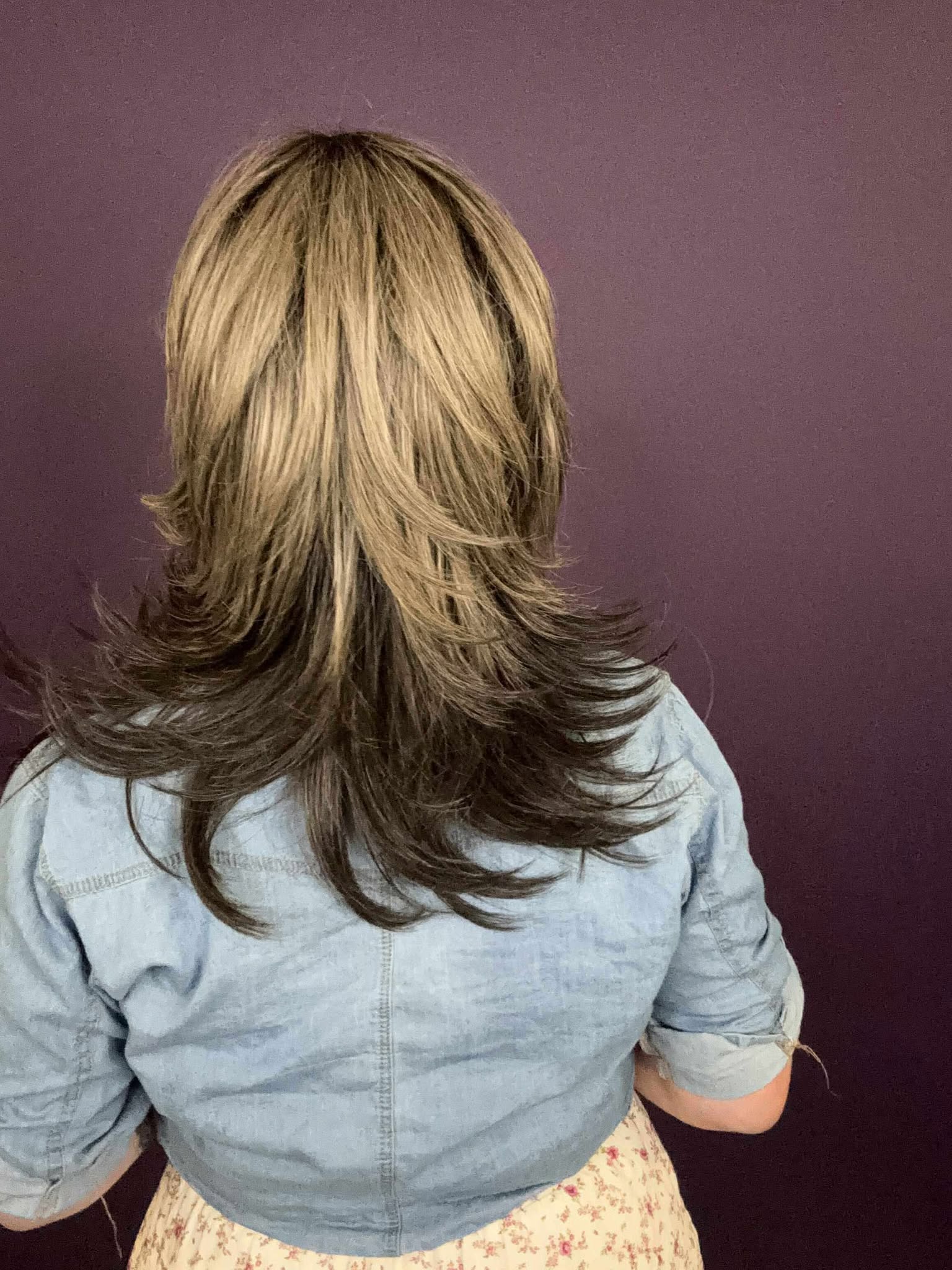 Violet – Luxury Wig by Chic Lifestyle Shown in Silver Fox.