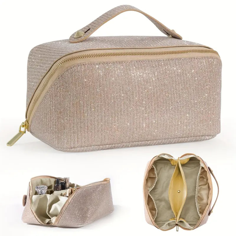 Gold Bling Cosmetic Bag  - A140
