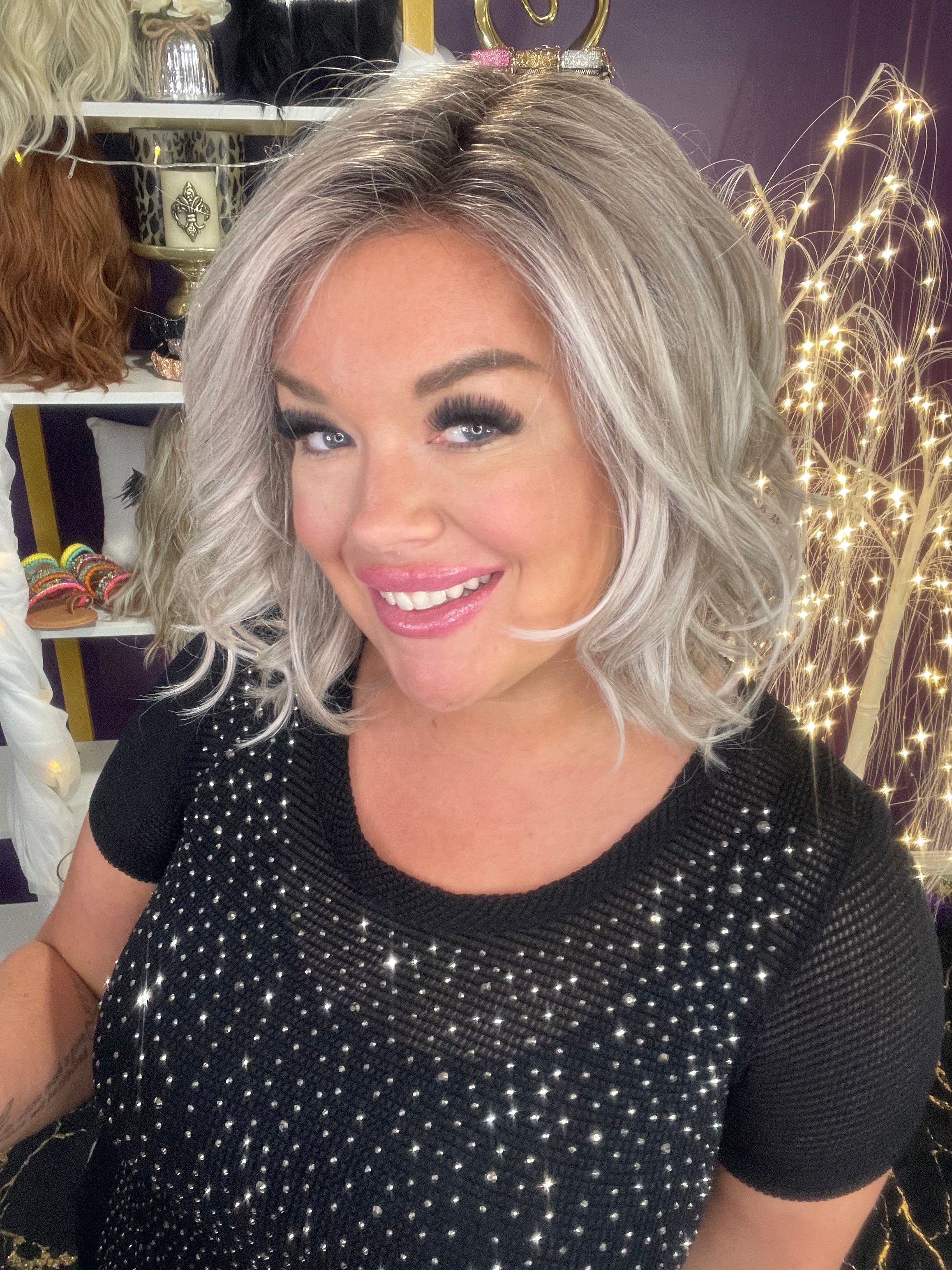Dee Frosted Blonde HS Luxury Wig W6177