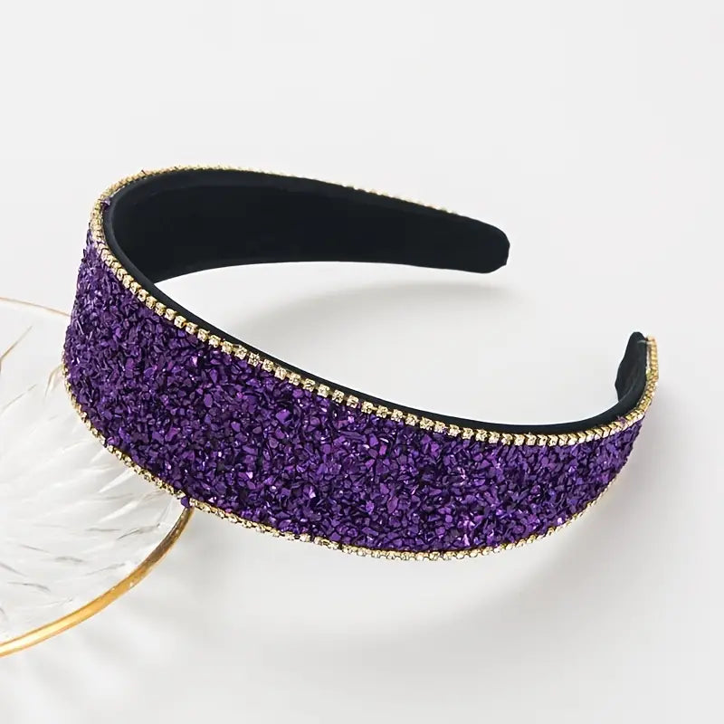Purple Chic Headband -- A143