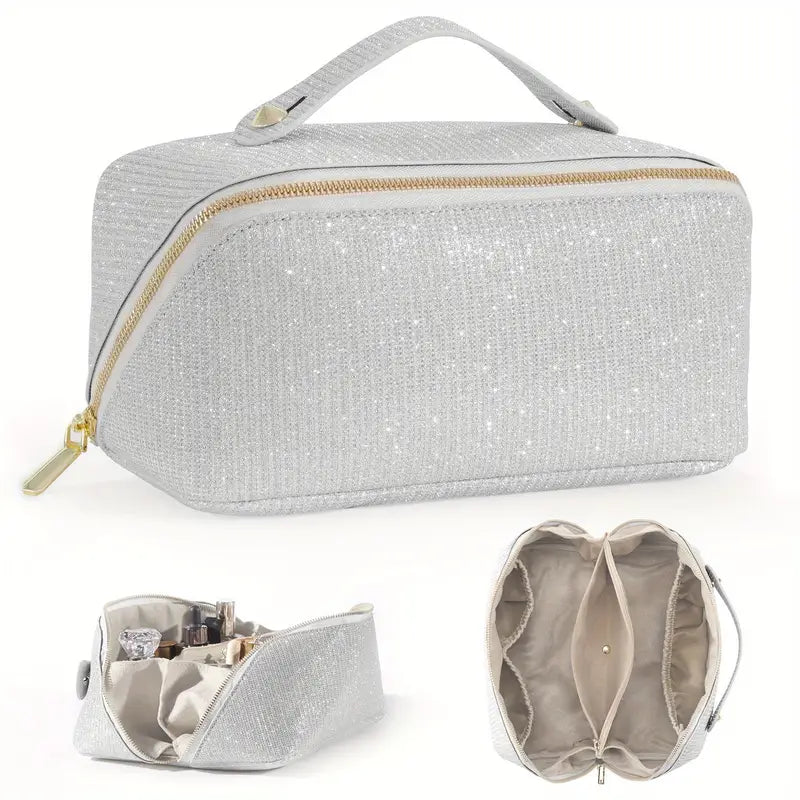 Silver Bling Cosmetic Bag  - A141
