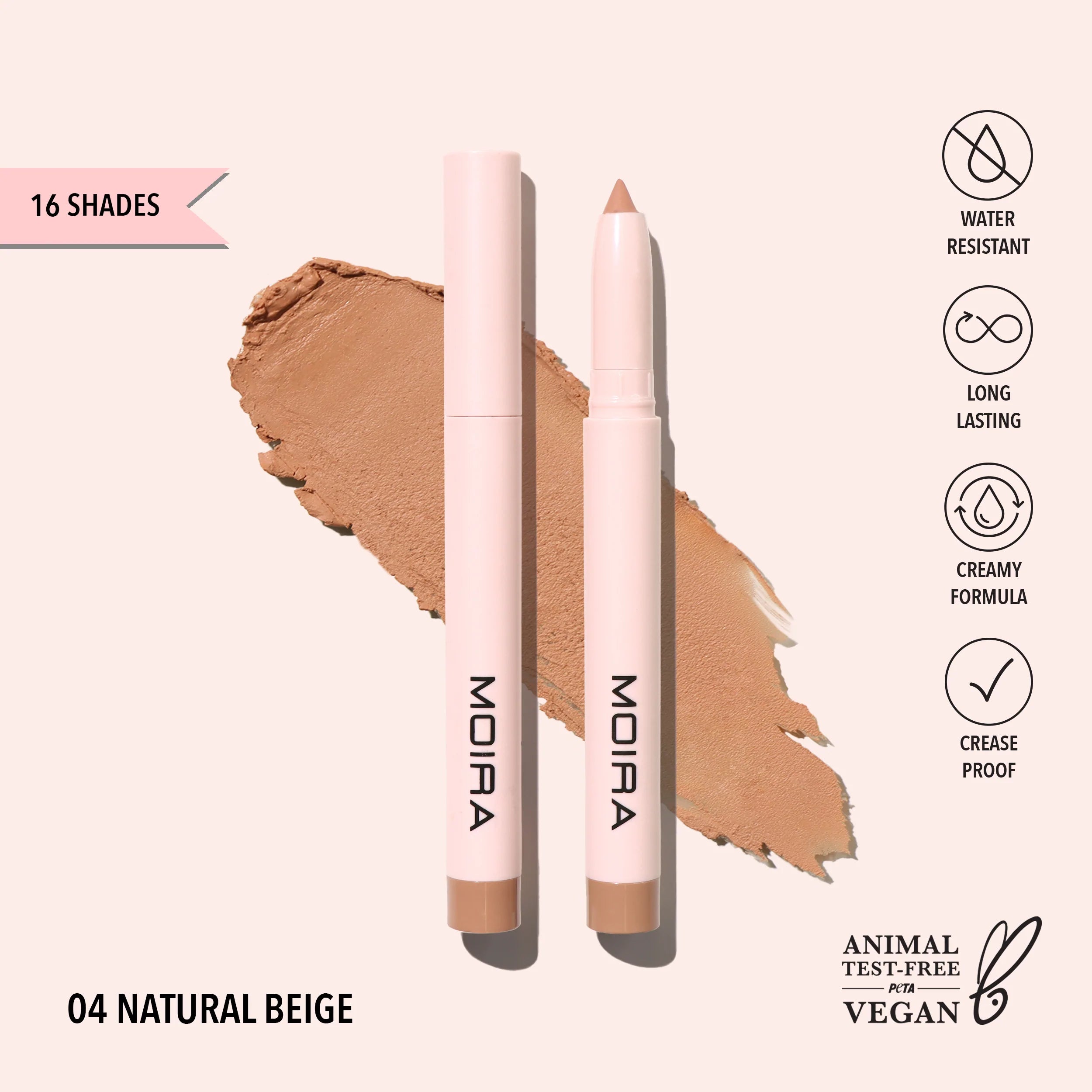 76 At Glance Stick Shadow - 004 Natural Beige