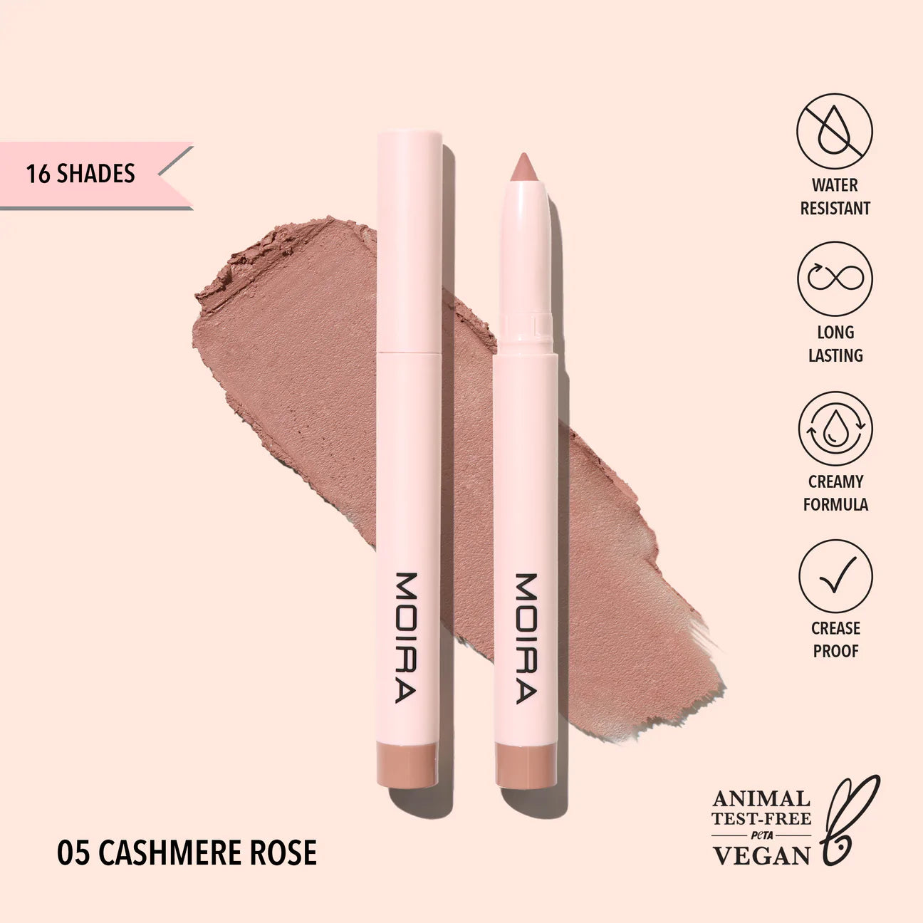 80 At Glance Stick Shadow - 005 Cashmere Rose