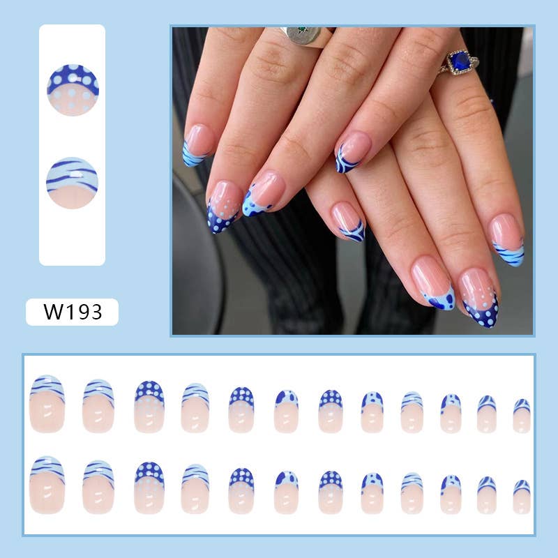 Blue on Blue -Nails A85