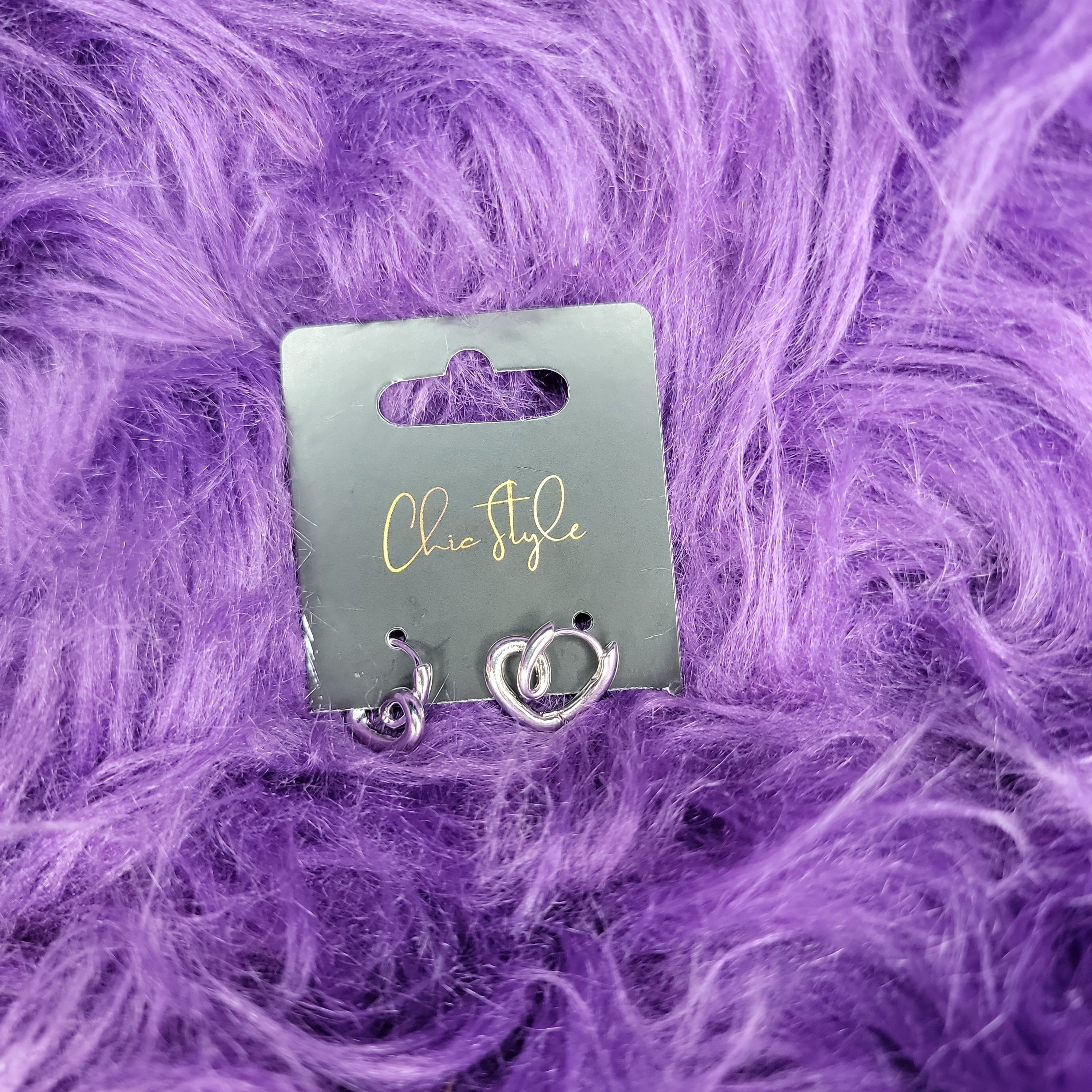 Vintage Heart Earrings 7079