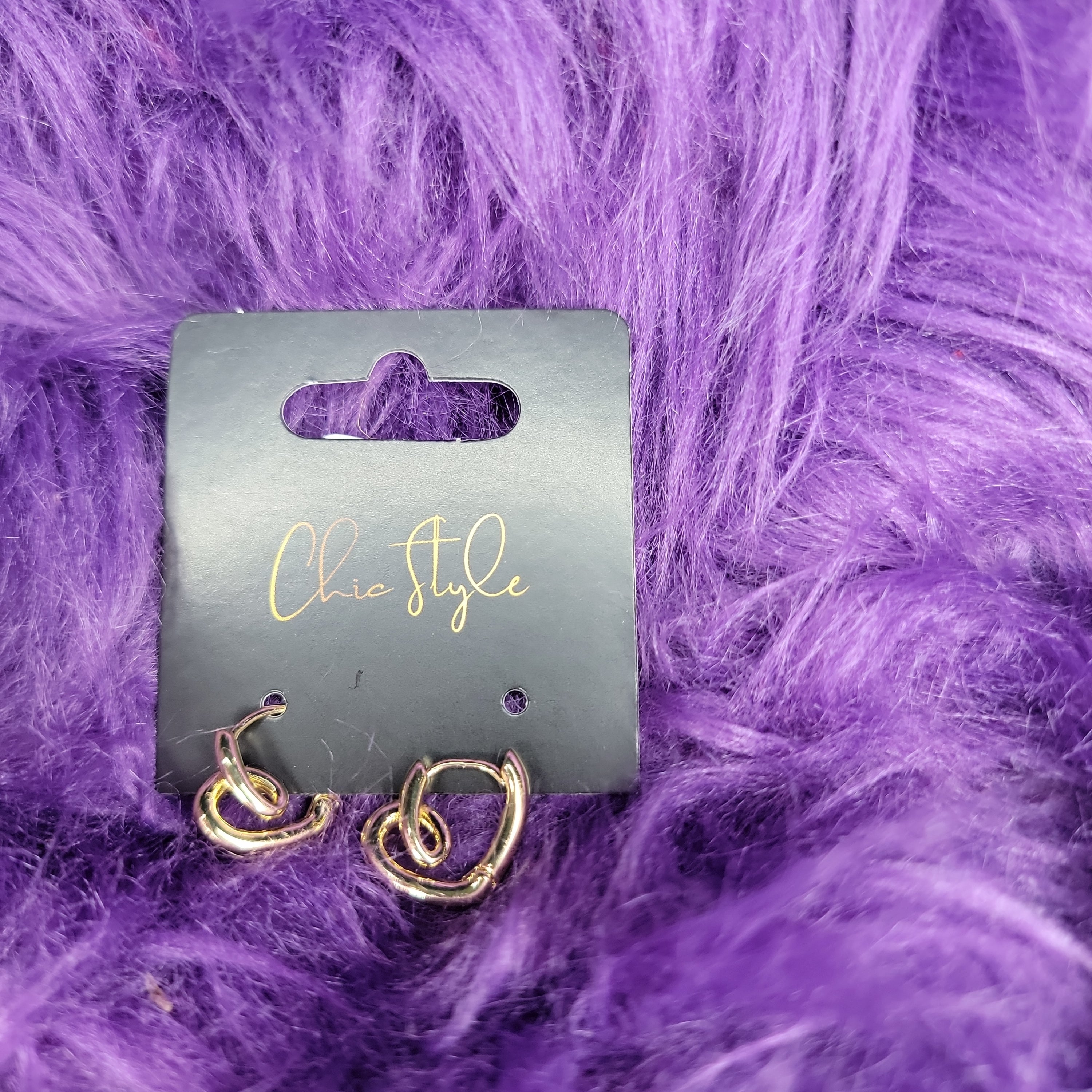 Vintage Heart Earrings 7079