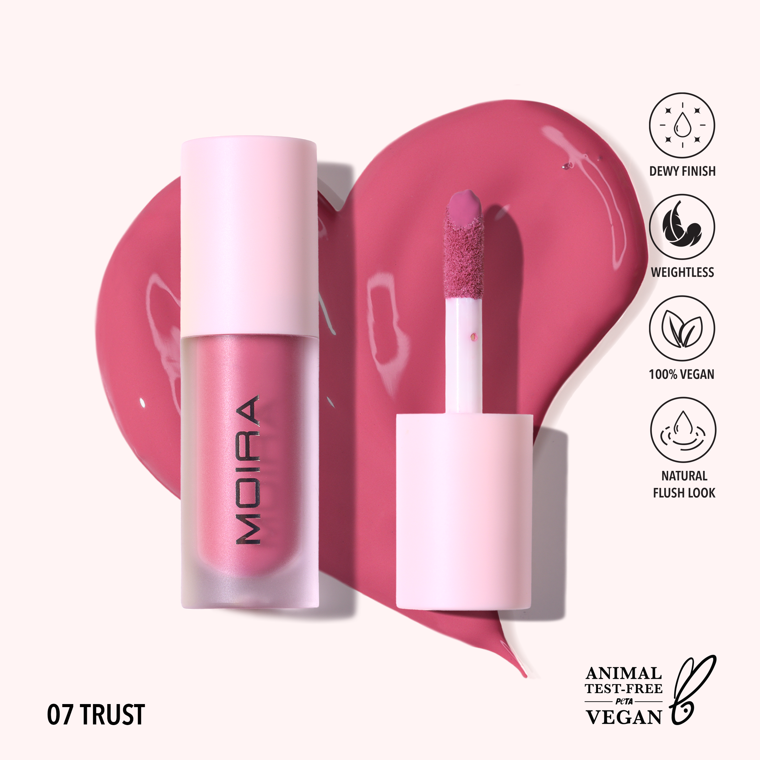 Love Steady Liquid Blush (007, Trust) S91