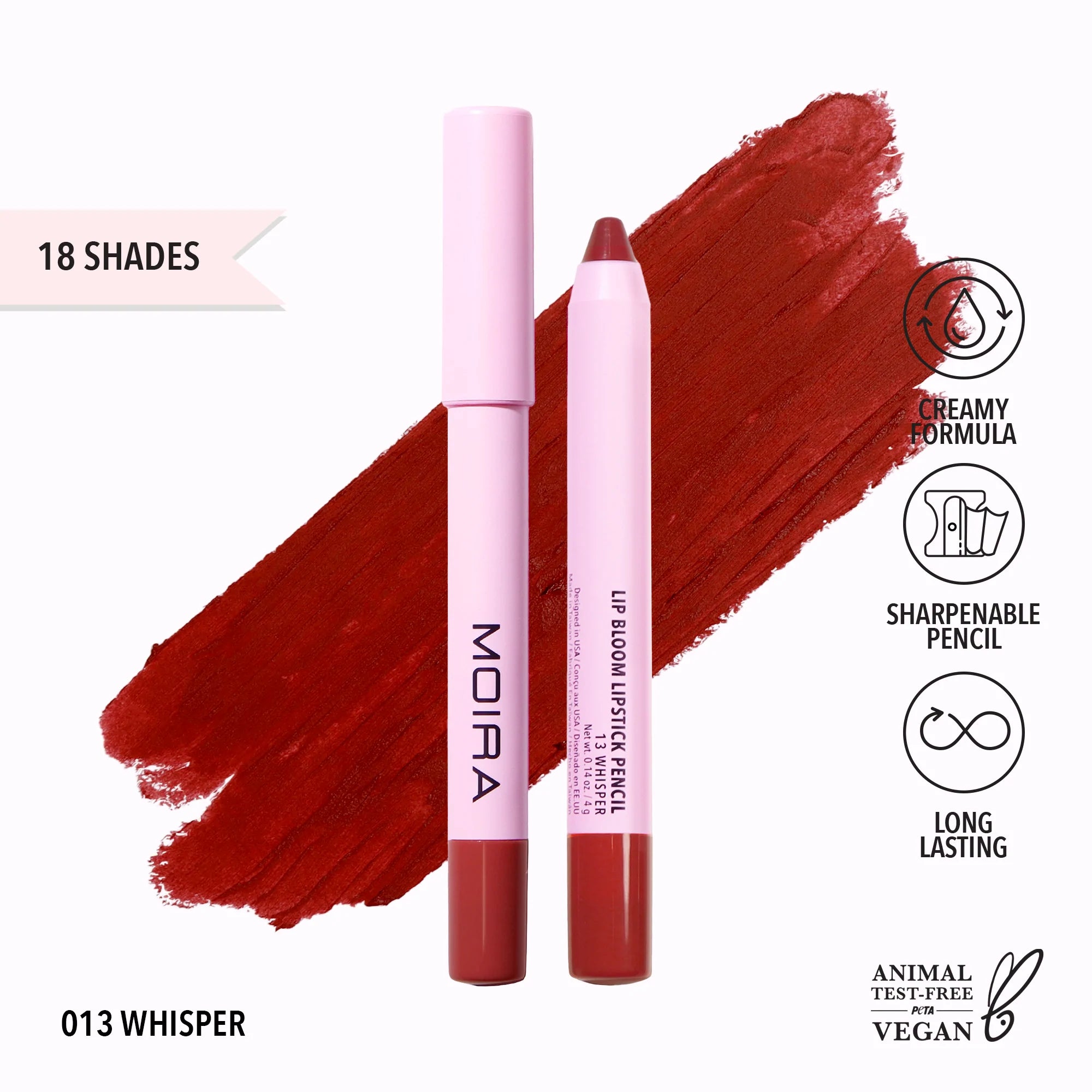 L151 Lip Bloom Lipstick Pencil- 013, Whisper