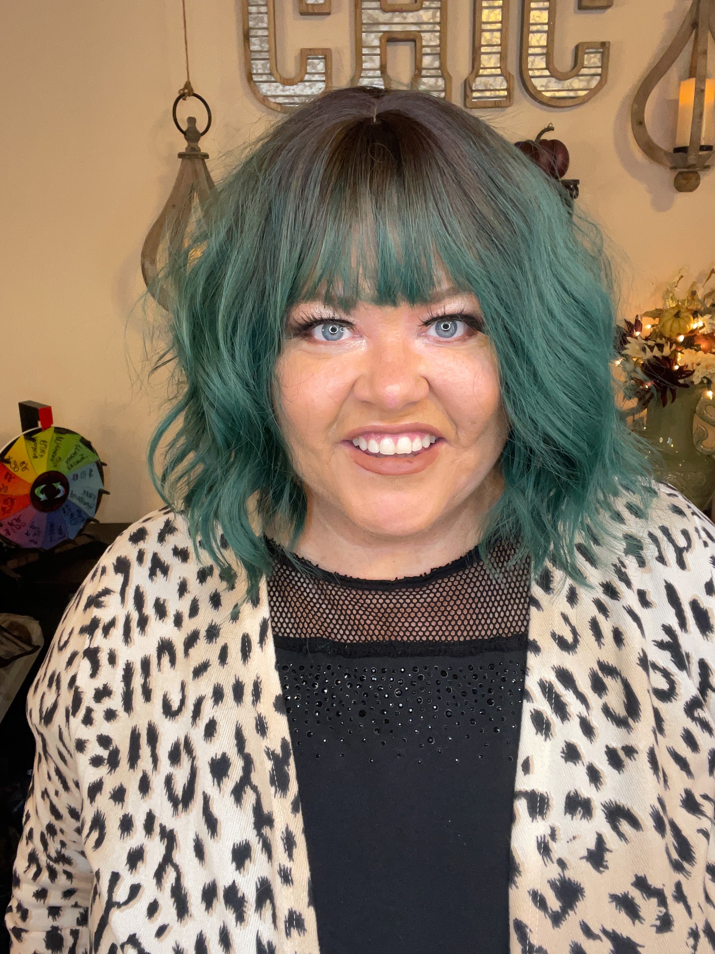 Delilah Rooted Emerald Simply Chic HS Wig W5603 SAMPLE B