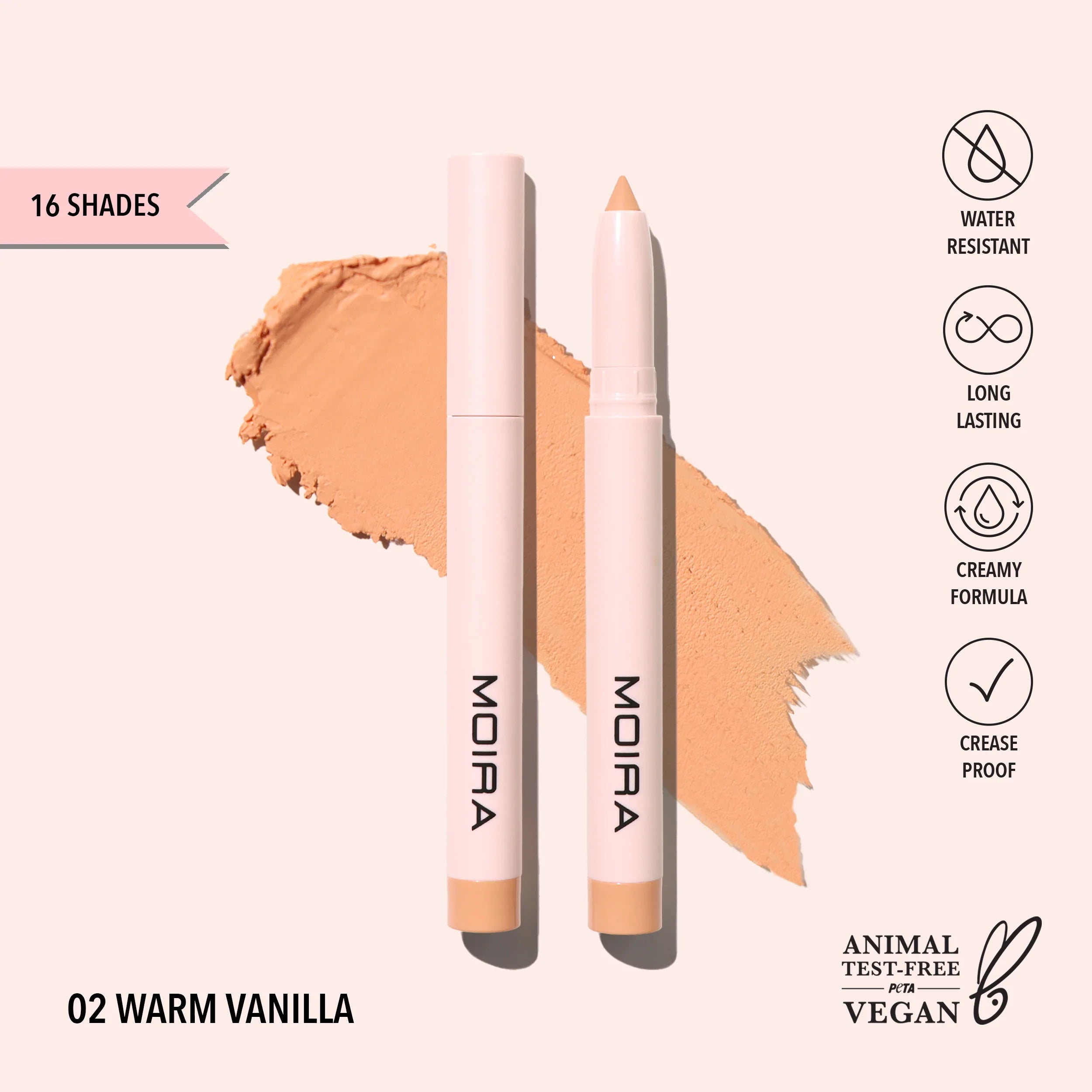 72 At Glance Stick Shadow - 002 Warm Vanilla