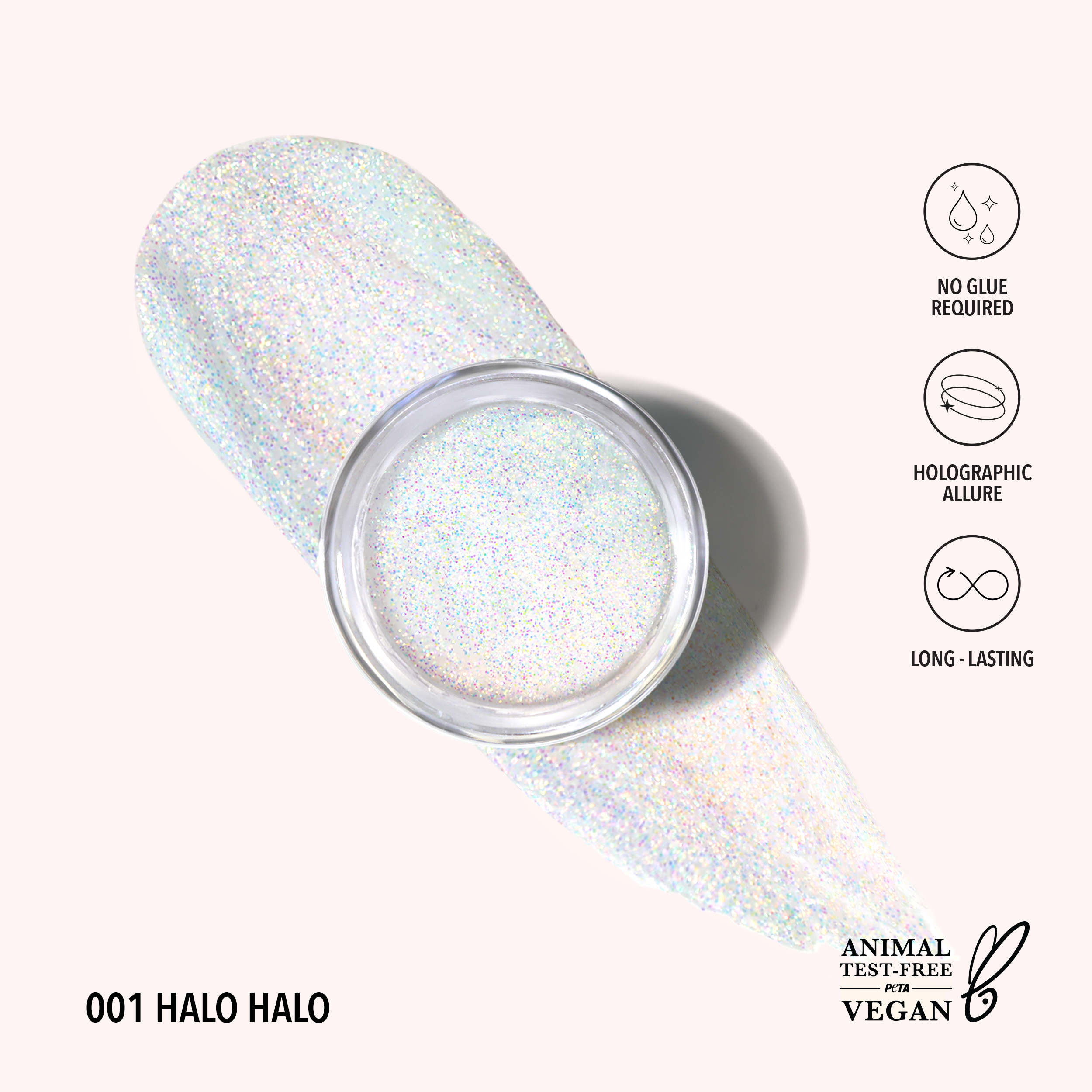 Hologram Glitter Gel (001, Halo Halo) S52