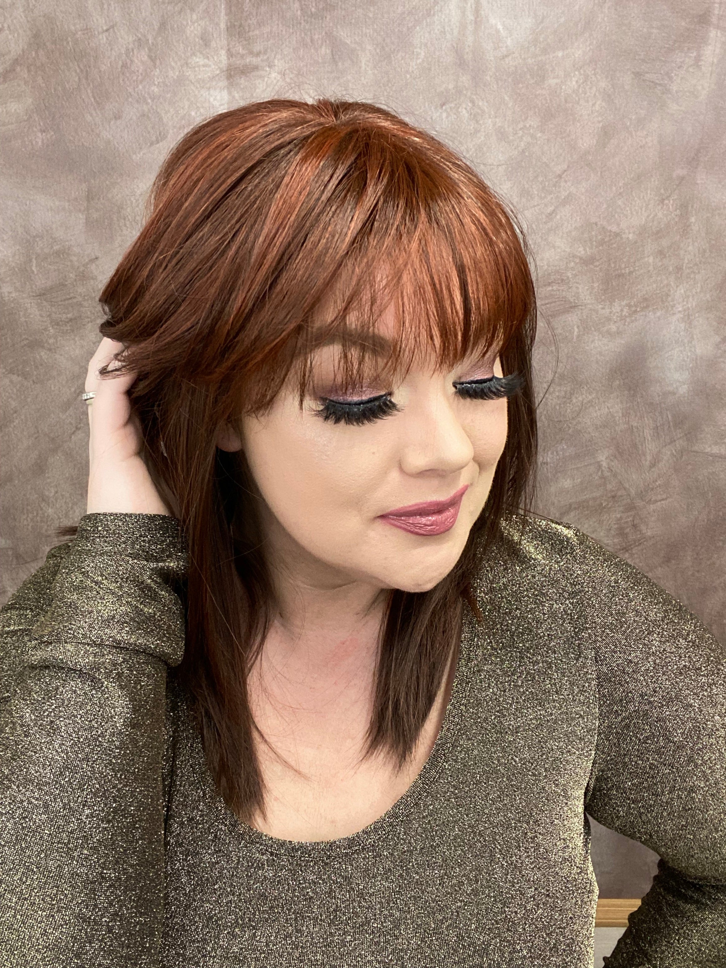 Braelynn Dark Cherry HS Premium Luxury Wig FL1 W4723