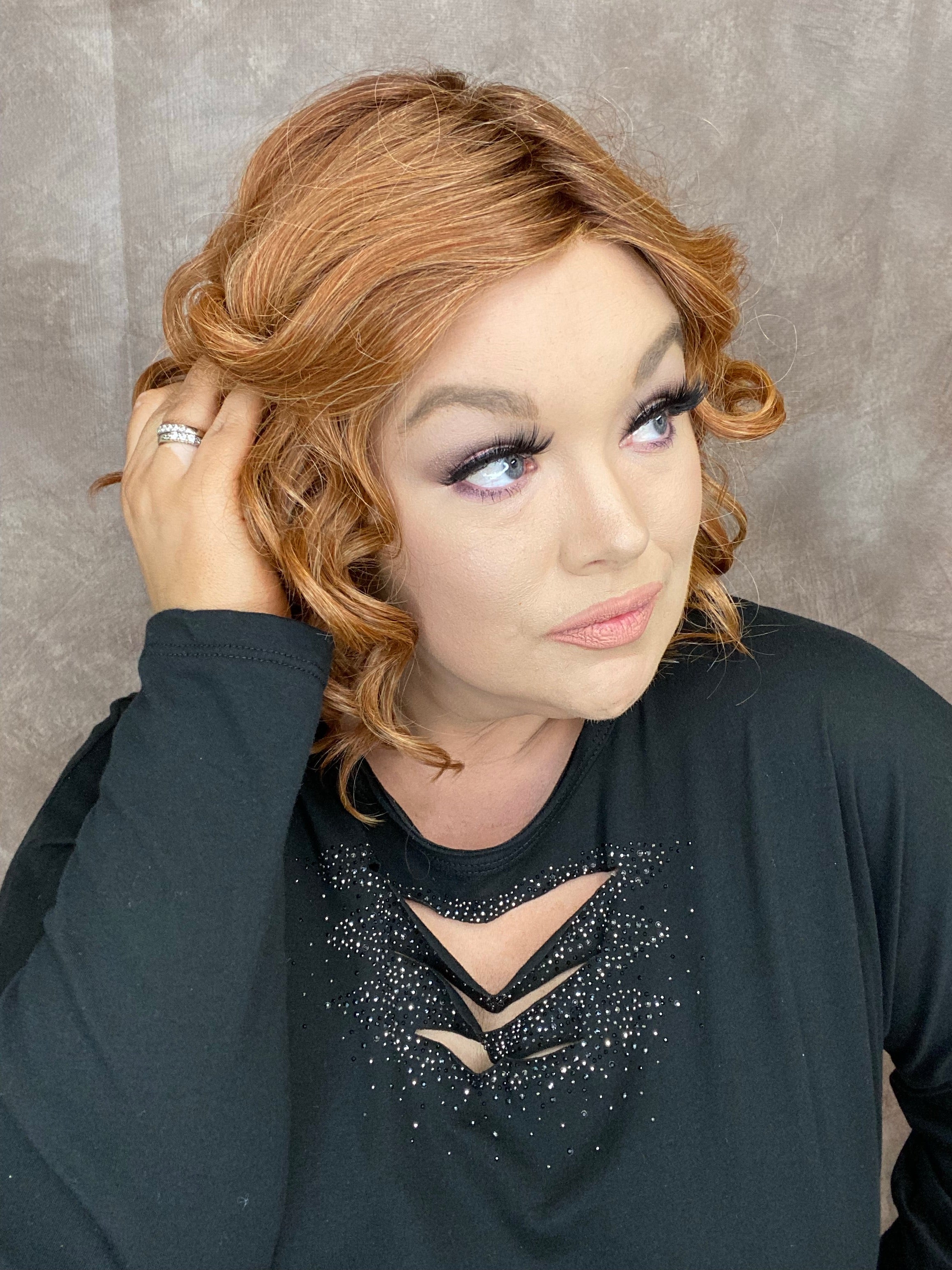 Violet Strawberry Kiss HS Luxury Wig CA1 W4773