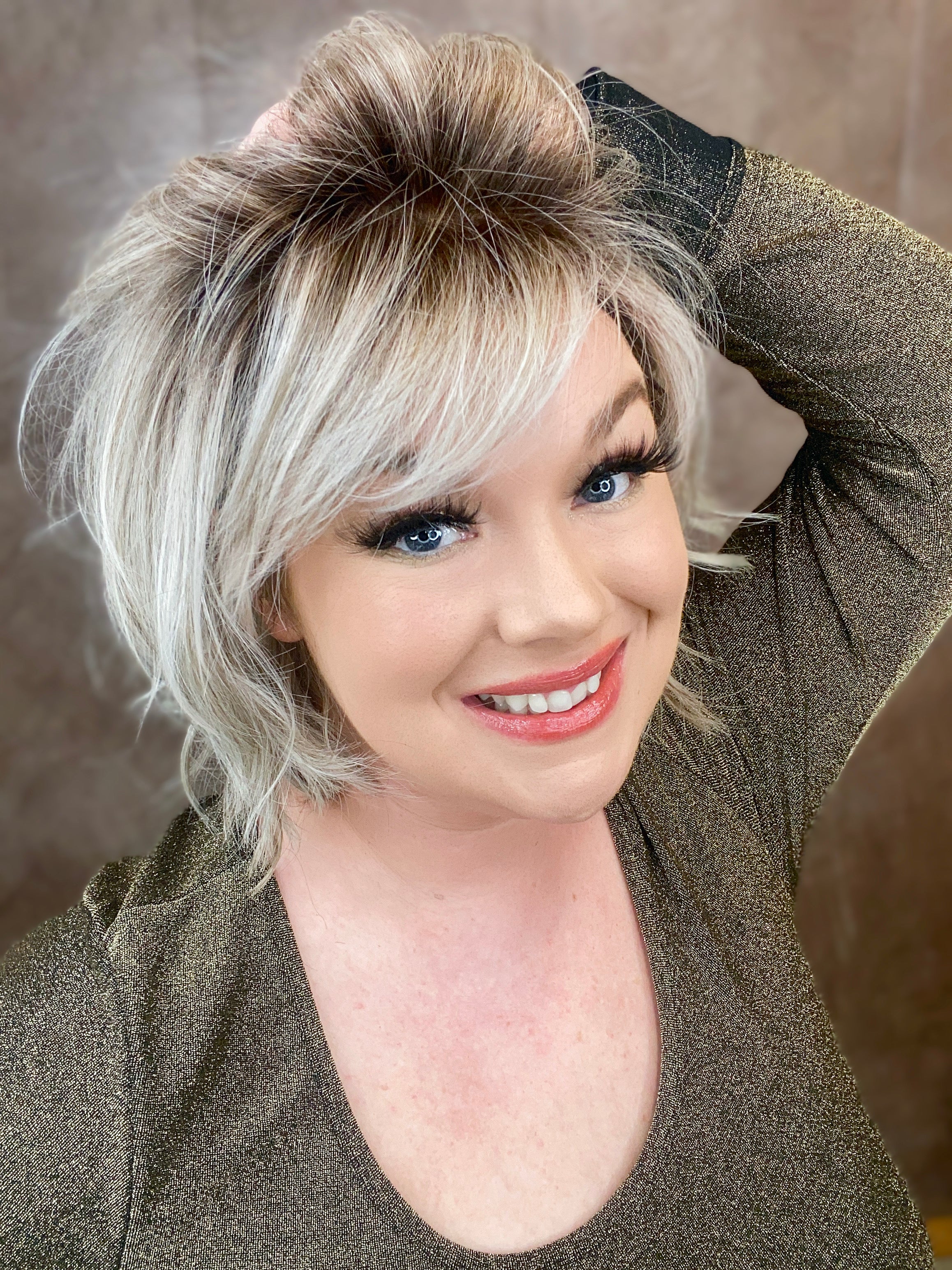 Hattie Frosted Blonde HS Premium Luxury Wig W4625