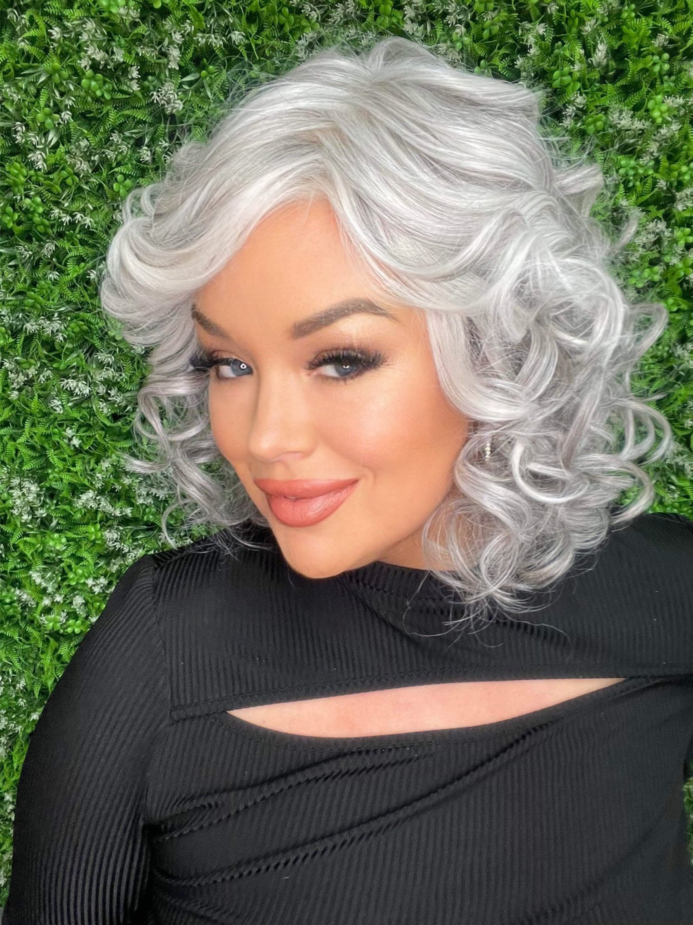 Evie Gradient Grey HS Premium Luxury Wig FL1 W6103