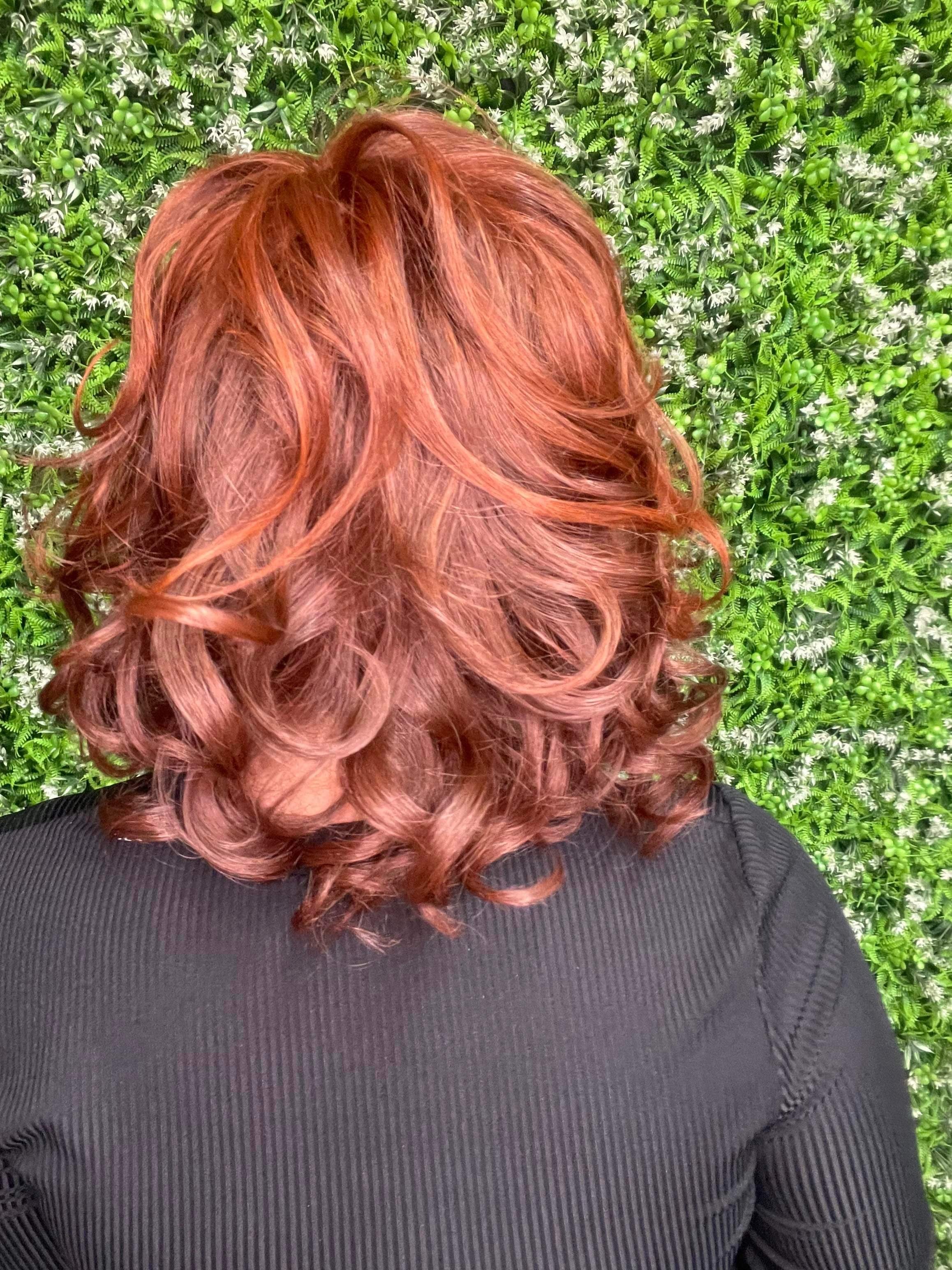 Natalie Cayenne Red HS Premium Luxury Wig DCT FL1 W6110