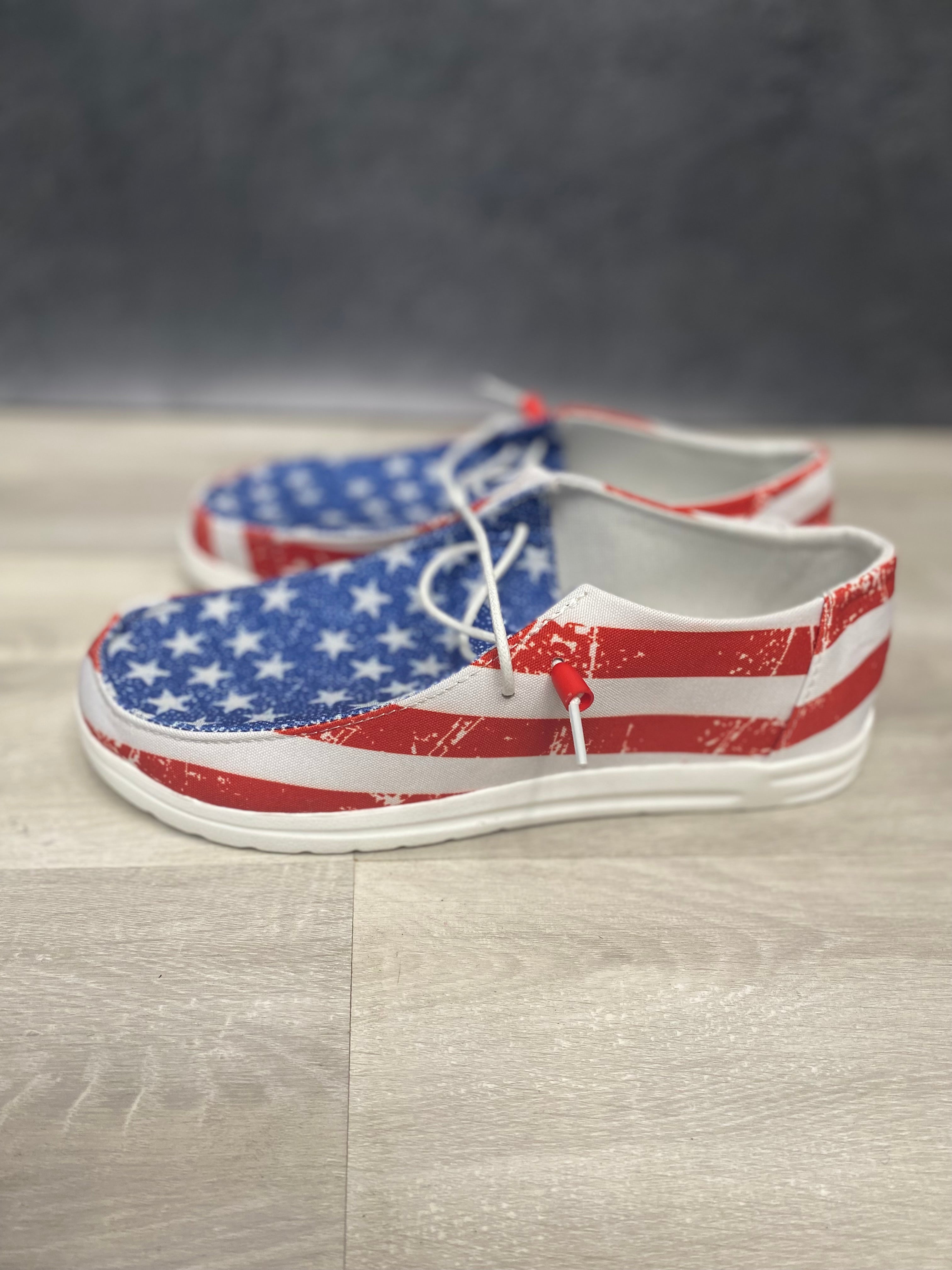 283 USA Flag Shoe