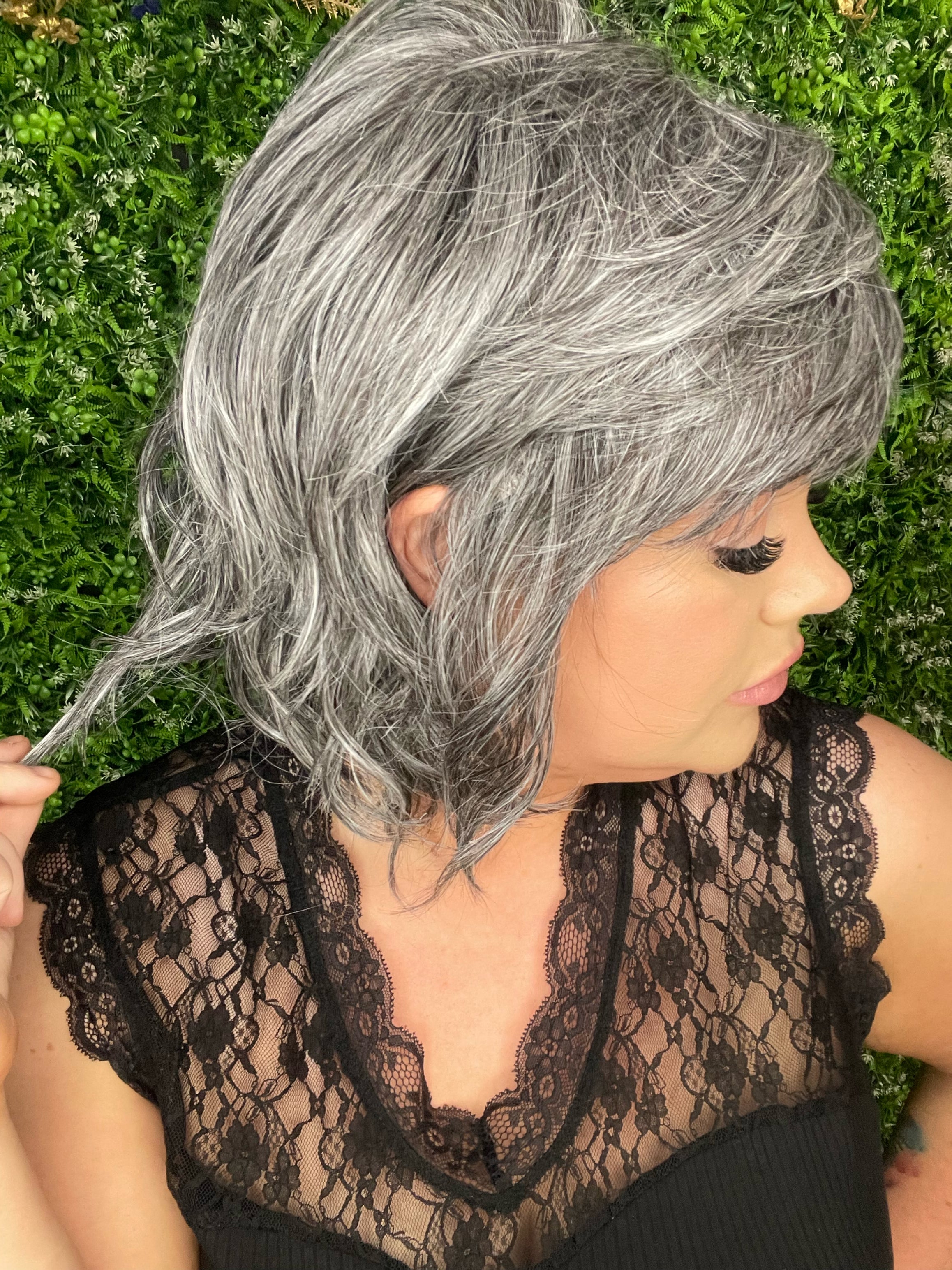 Gina Salt And Pepper HS Premium Luxury Wig W5418